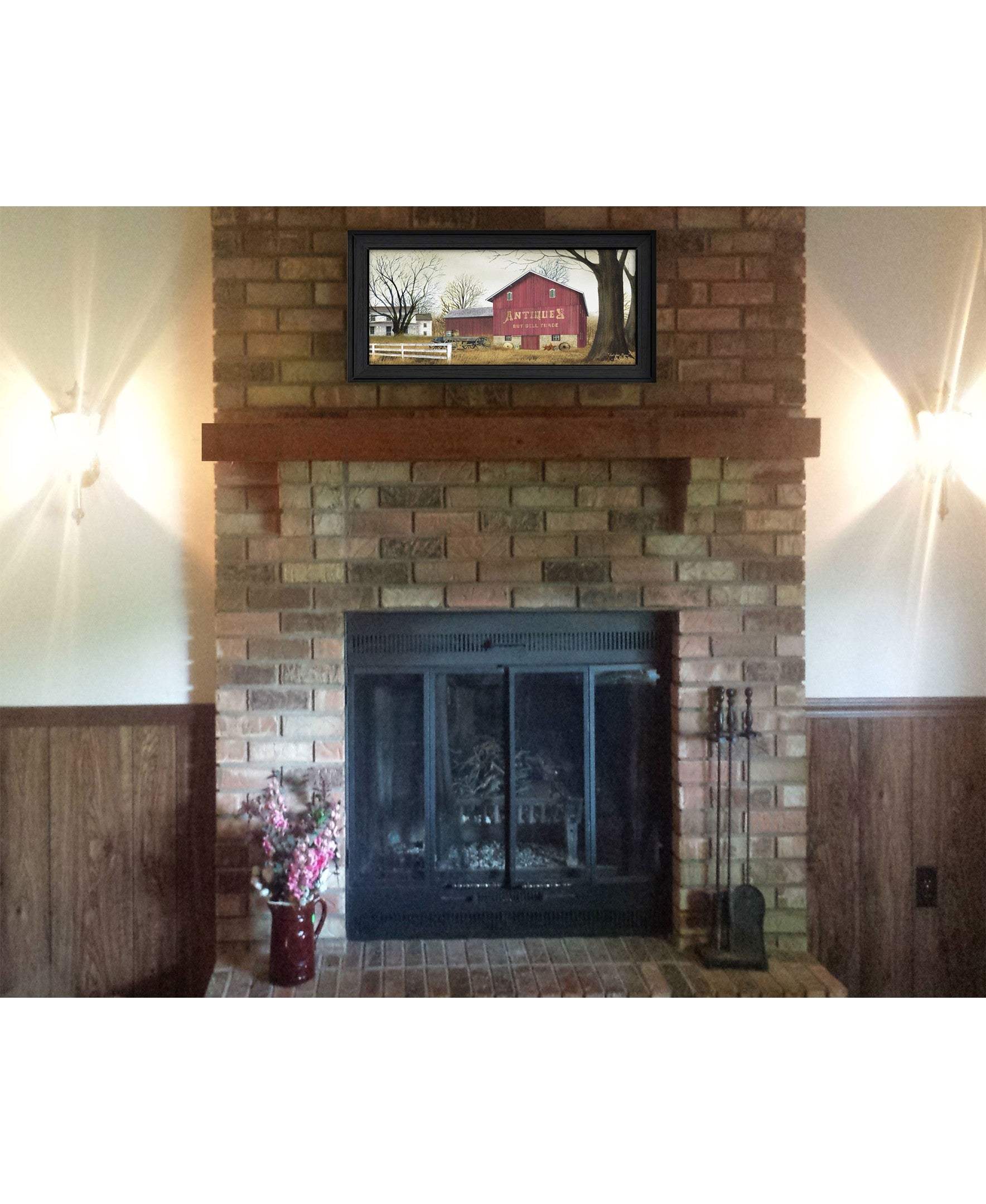 Antique Barn 7 Black Framed Print Wall Art - Image 4