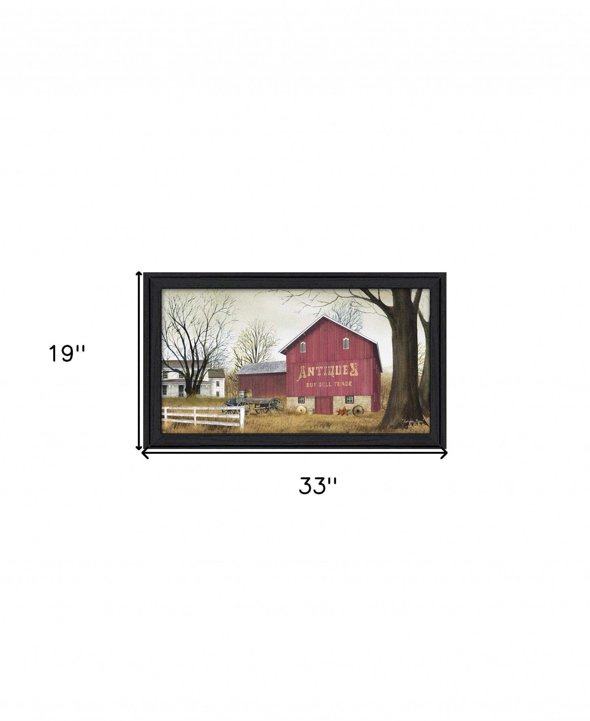 Antique Barn 7 Black Framed Print Wall Art - Image 5