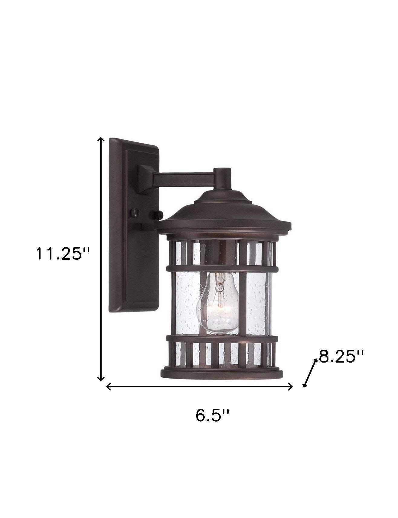 Antique Bronze Canister Wall Light - Image 5