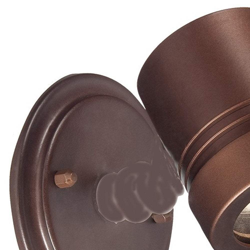 Antique Bronze Cylinder Wall Spotlight - Image 4