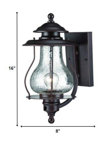 Antique Bronze Oil Lantern Hanging Light - Image 6