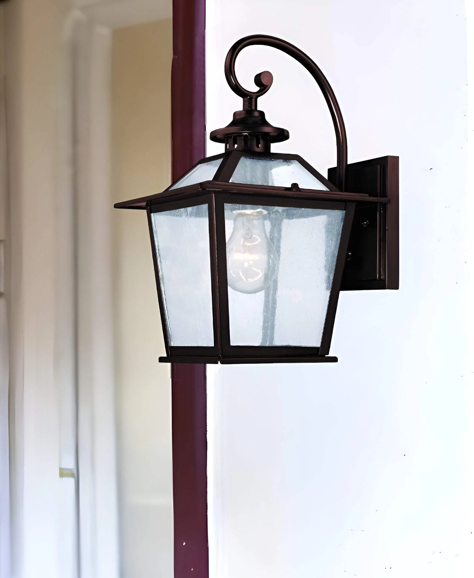 Antique Bronze Terrarium Shape Wall Light - Image 2