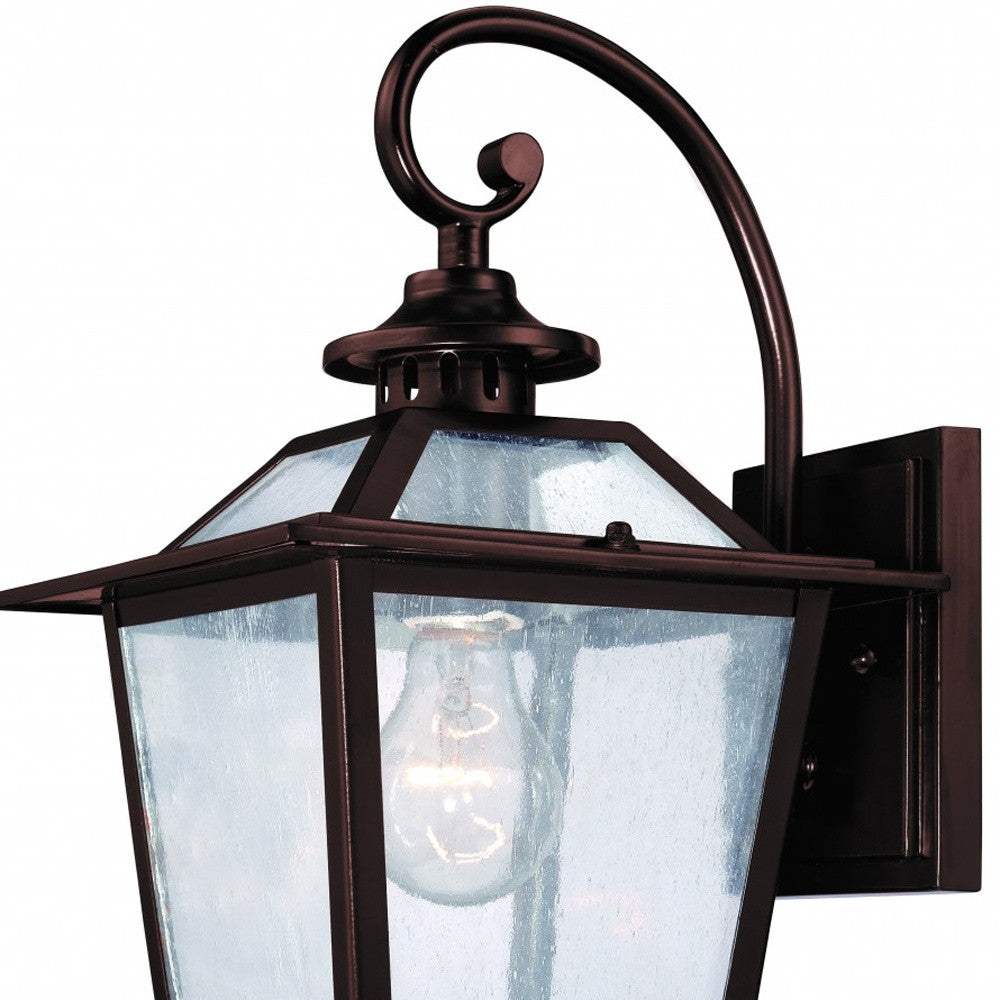 Antique Bronze Terrarium Shape Wall Light - Image 4