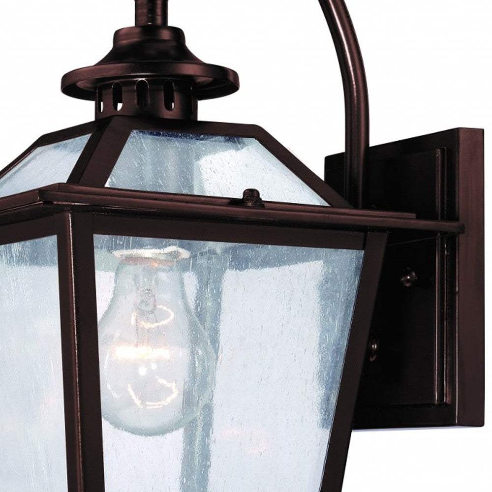 Antique Bronze Terrarium Shape Wall Light - Image 5