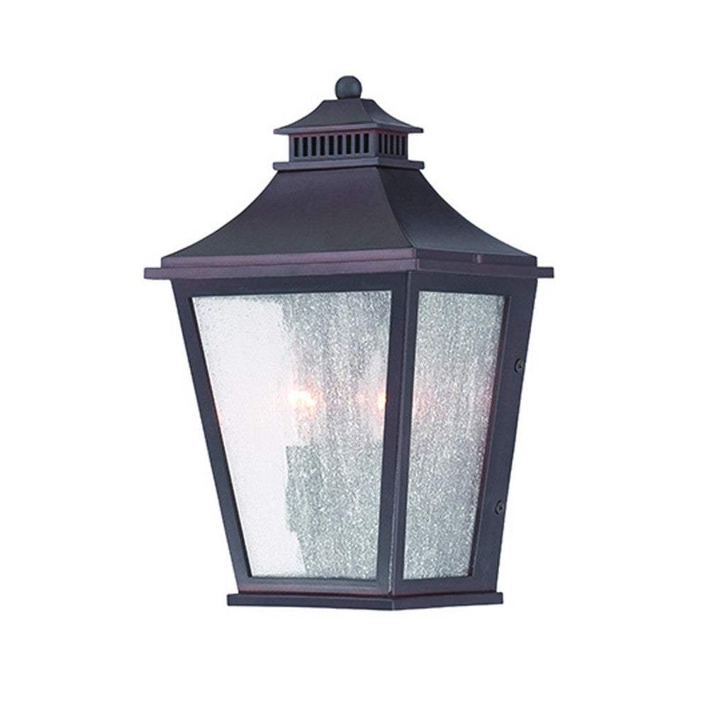 Antique Bronze Two Light Pocket Lantern Wall Light - Image 2