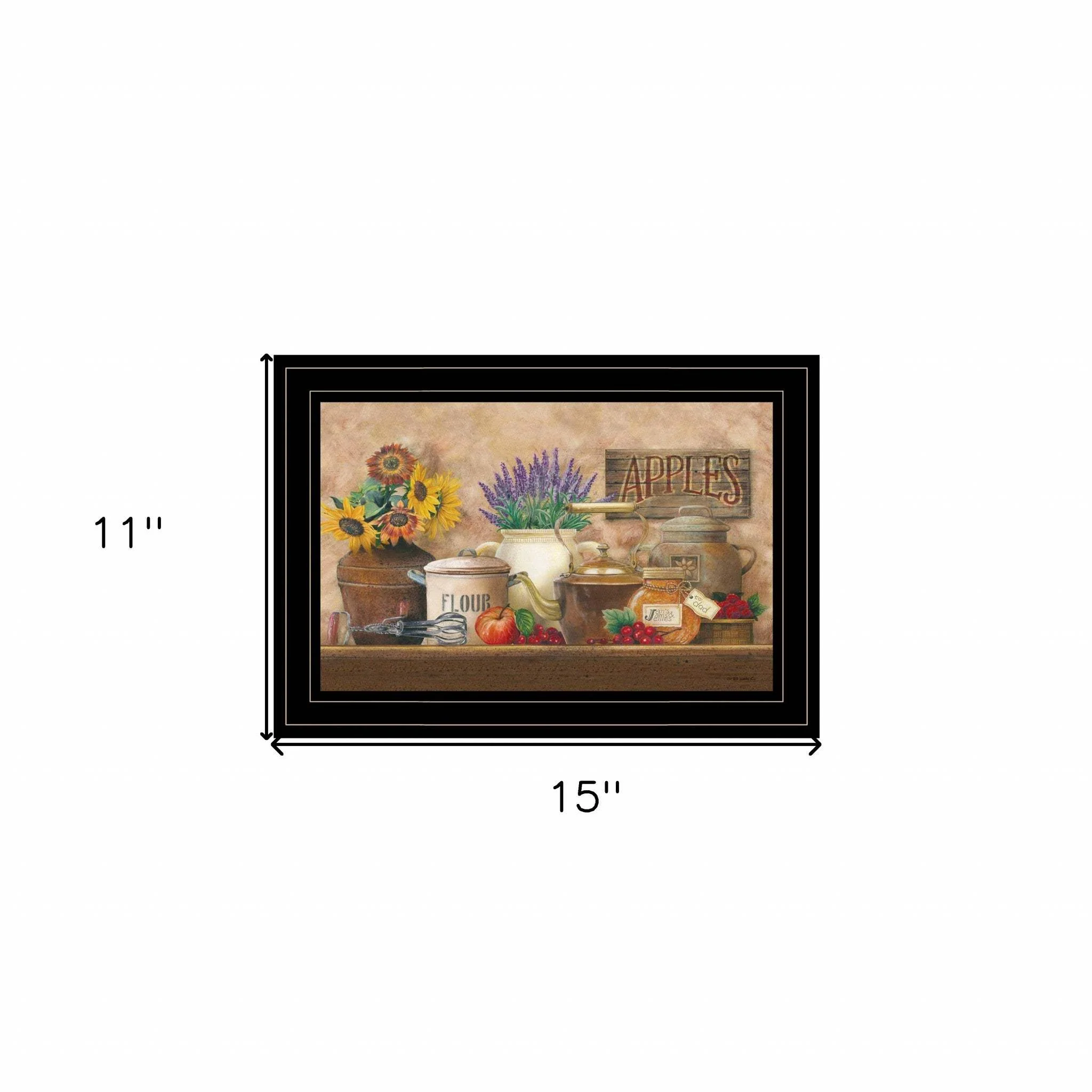 Antique Kitchen 2 Black Framed Print Kitchen Wall Art - Image 5