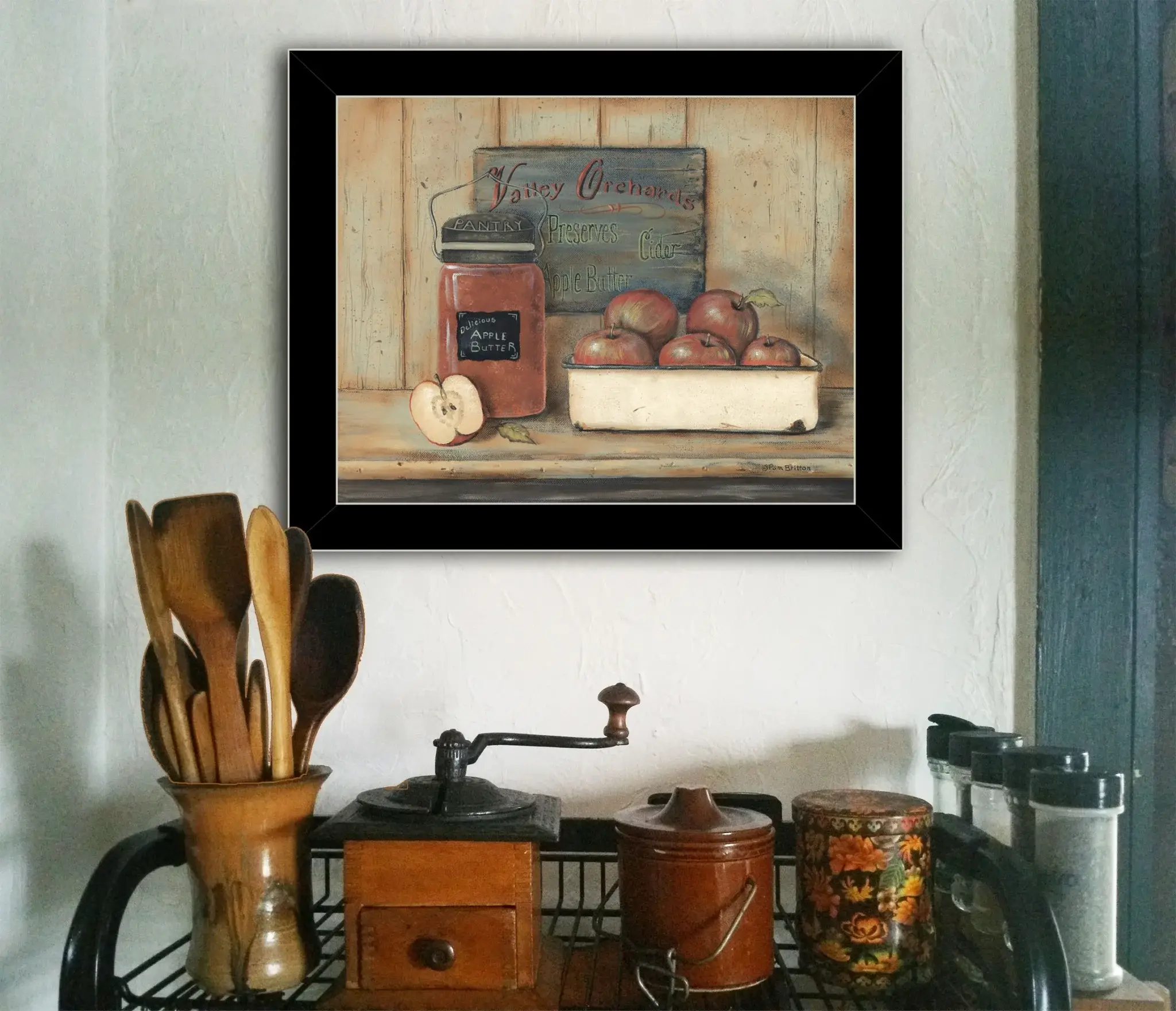 Apple Butter 4 Black Framed Print Wall Art - Image 5