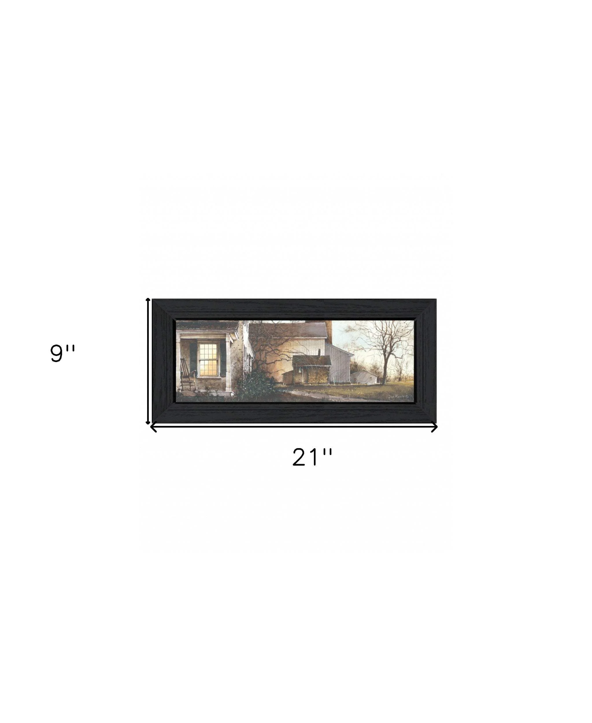 Approaching Dusk Black Framed Print Wall Art - Image 6