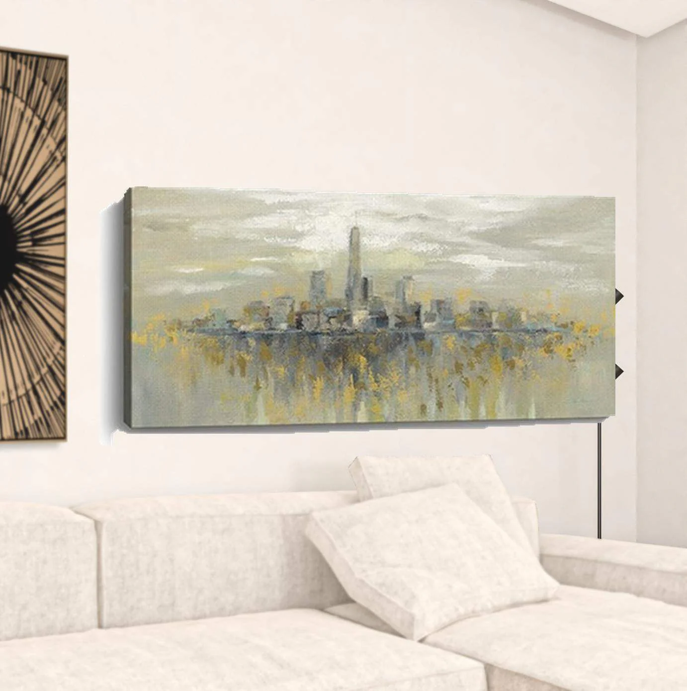 Artistic Manhattan City Skyline Unframed Print Wall Art - Image 3