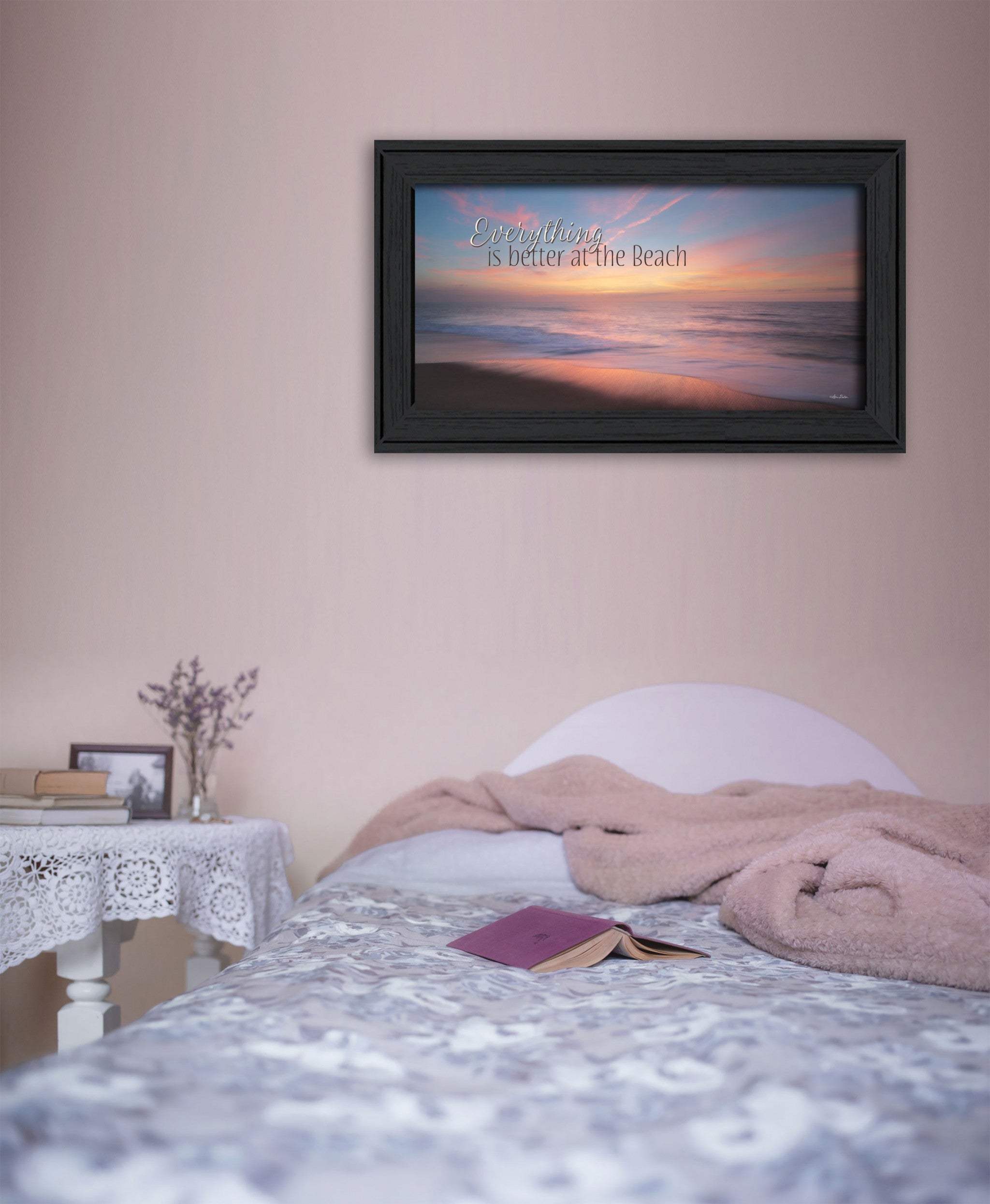 At the Beach Black Framed Print Wall Art - Image 4