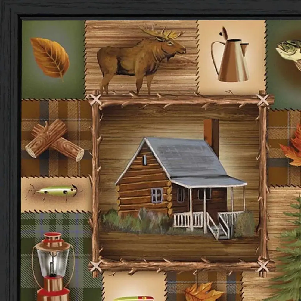 At the Cabin Black Framed Print Wall Art - Image 4