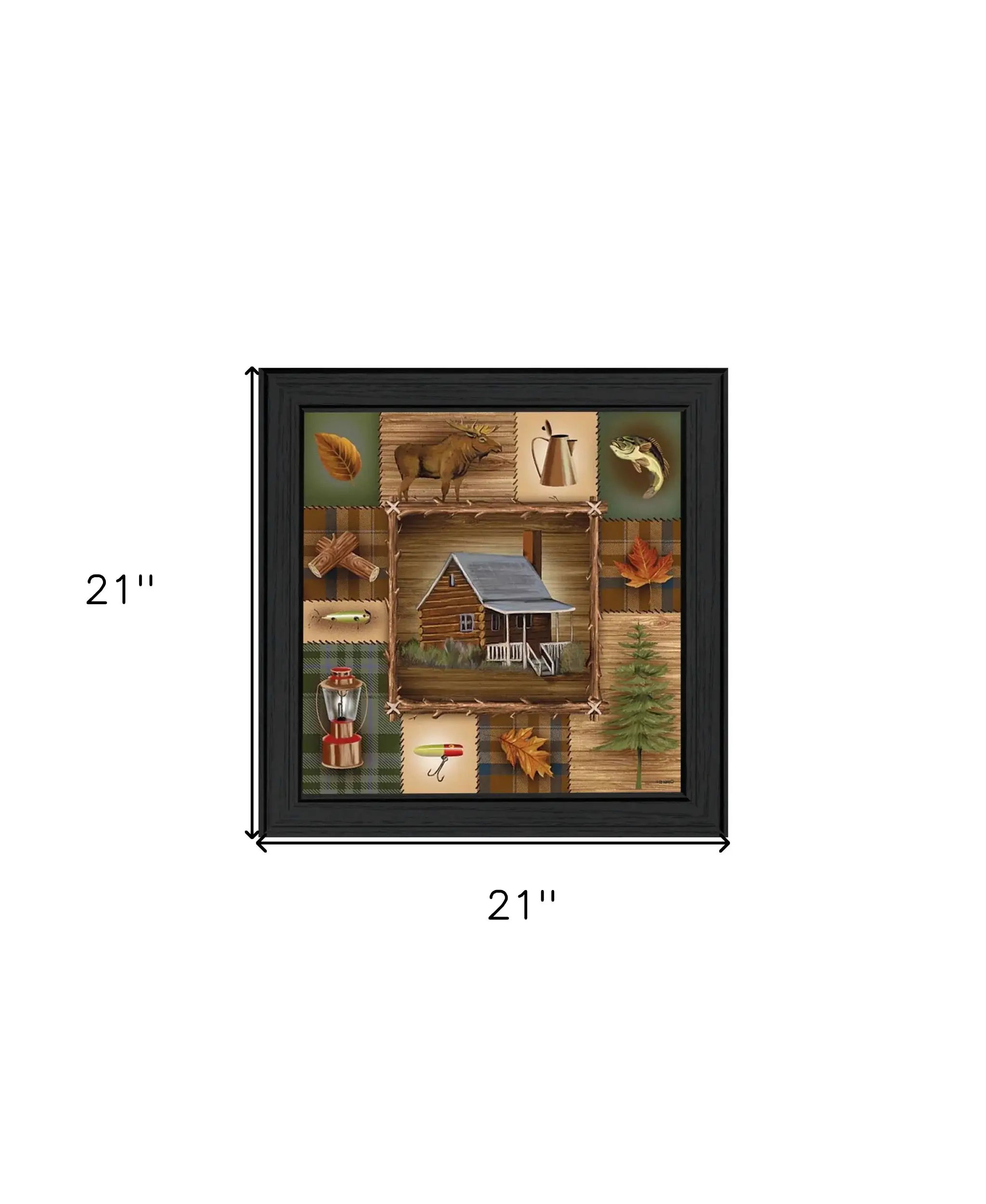 At the Cabin Black Framed Print Wall Art - Image 6