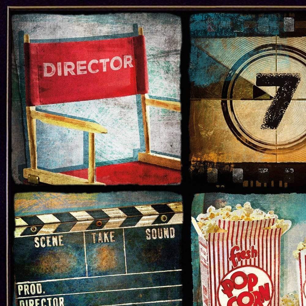 At The Movies 2 Black Framed Print Wall Art - Image 5