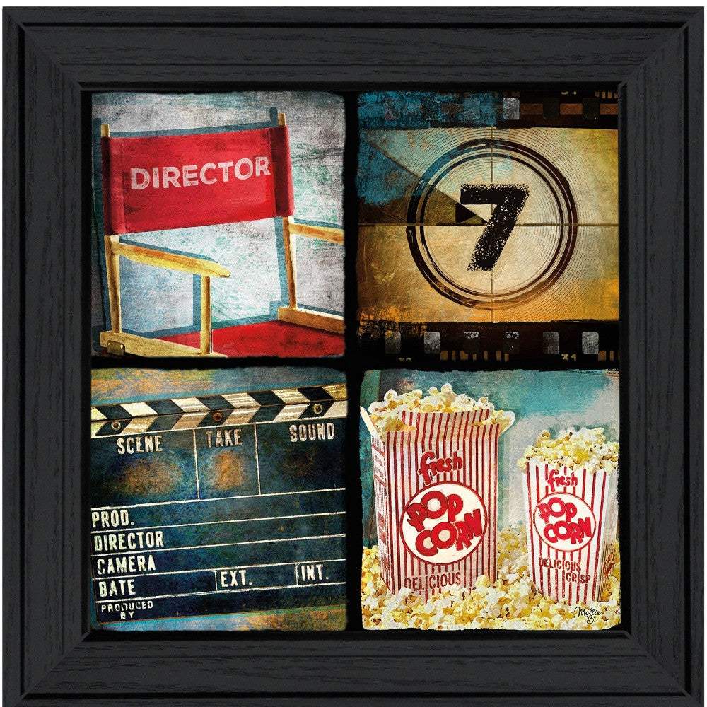 At The Movies 4 Black Framed Print Wall Art - Image 5