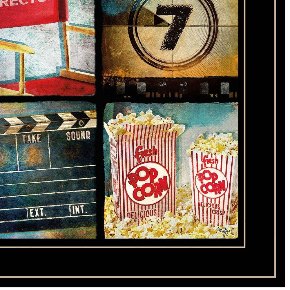 At The Movies 5 Black Framed Print Wall Art - Image 4
