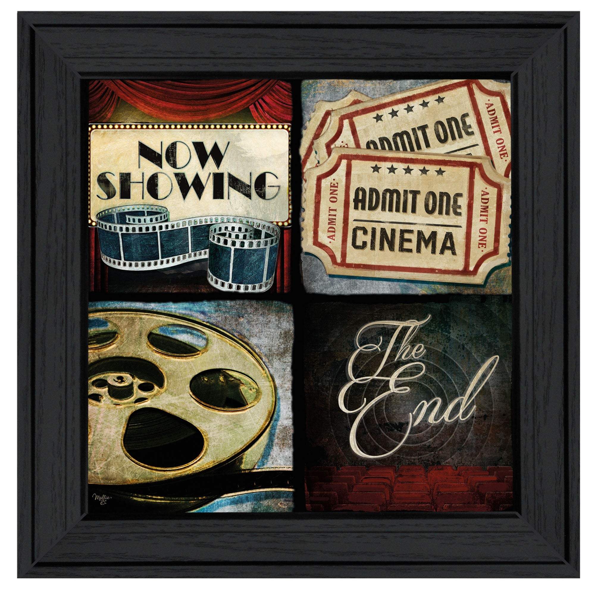 At the Movies I 2 Black Framed Print Wall Art - Image 2