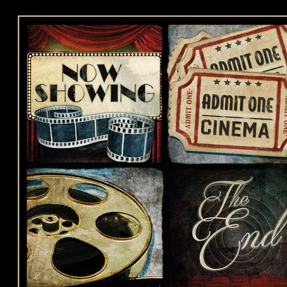 At The Movies I 3 Black Framed Print Wall Art - Image 4