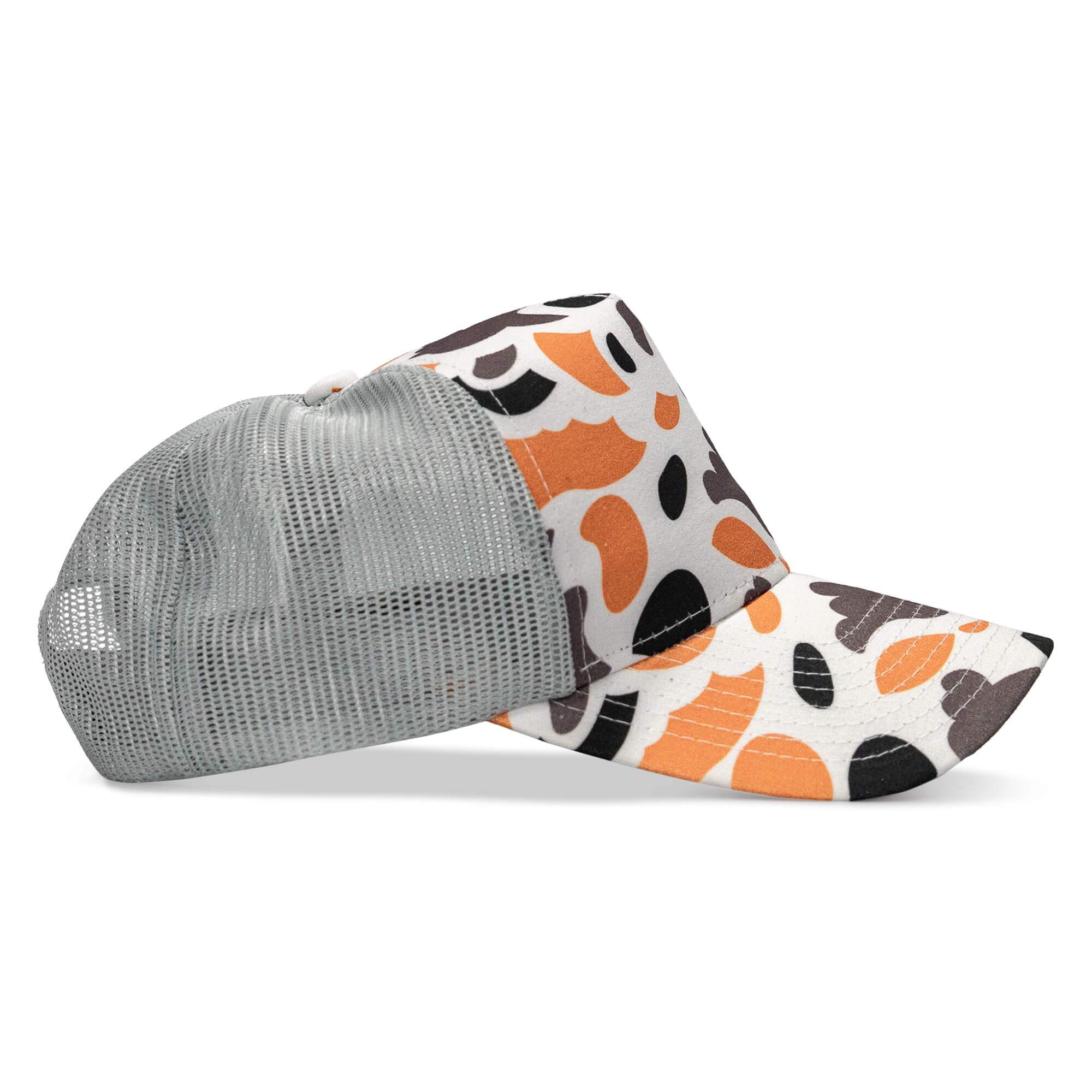 Authentic Five Panel Mesh Snapback Hat - Image 4