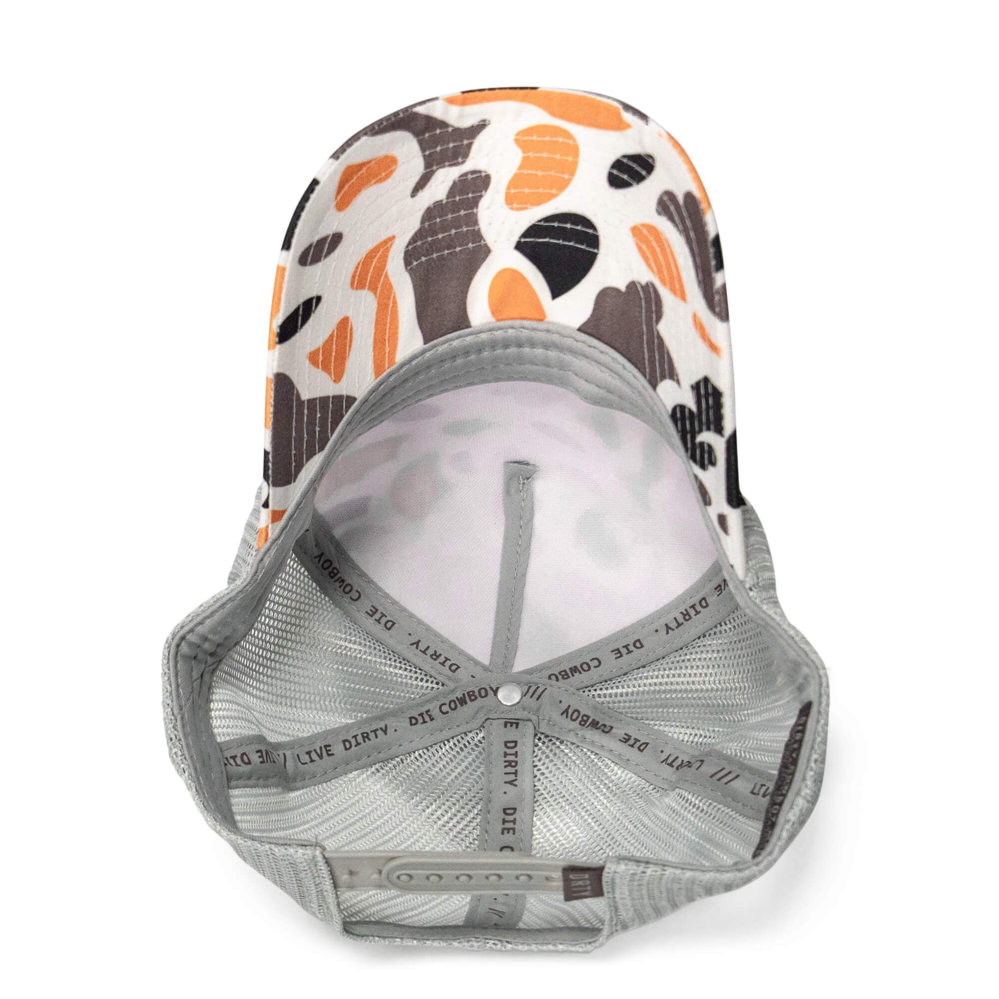 Authentic Five Panel Mesh Snapback Hat - Image 6