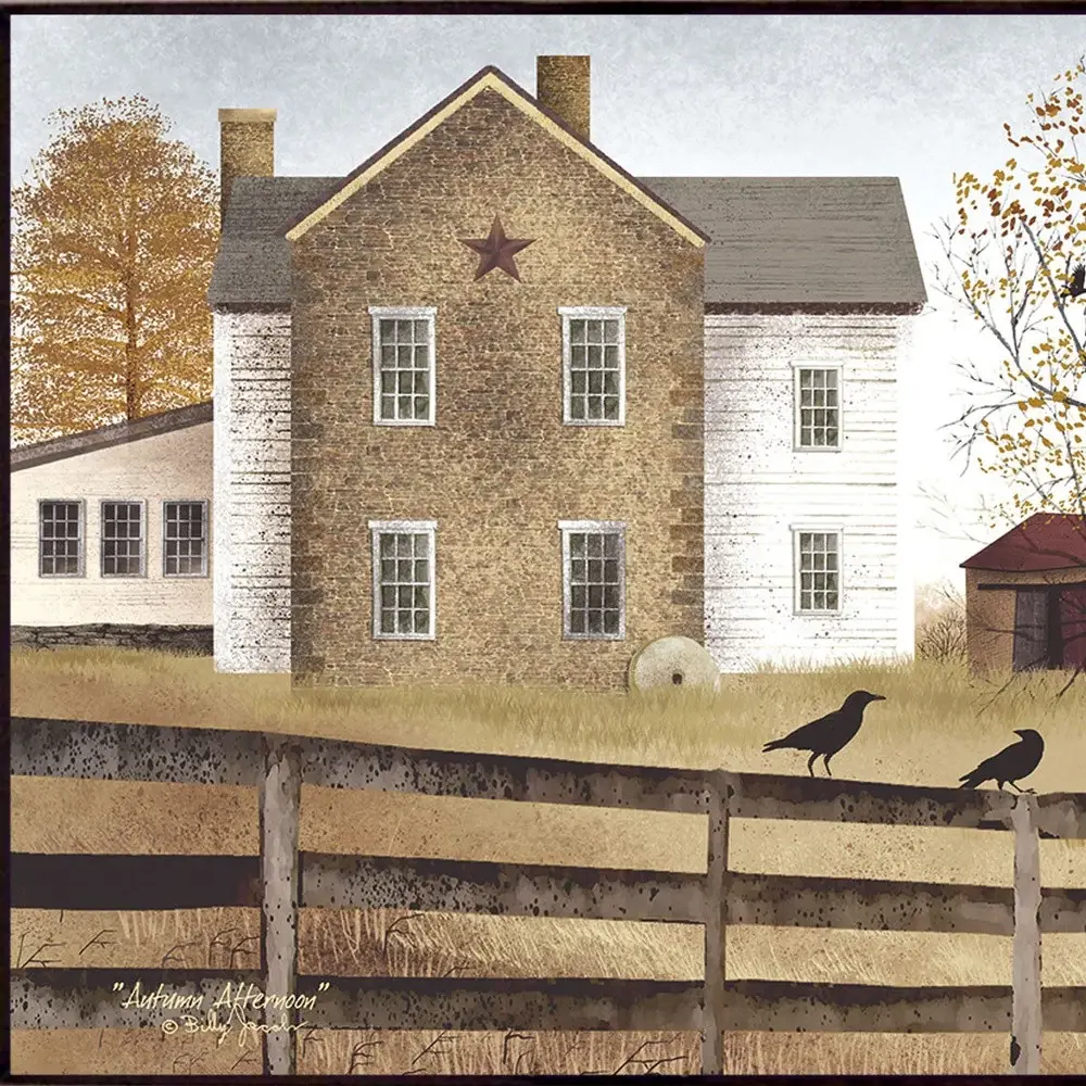 Autumn Afternoon Black Framed Print Wall Art - Image 4