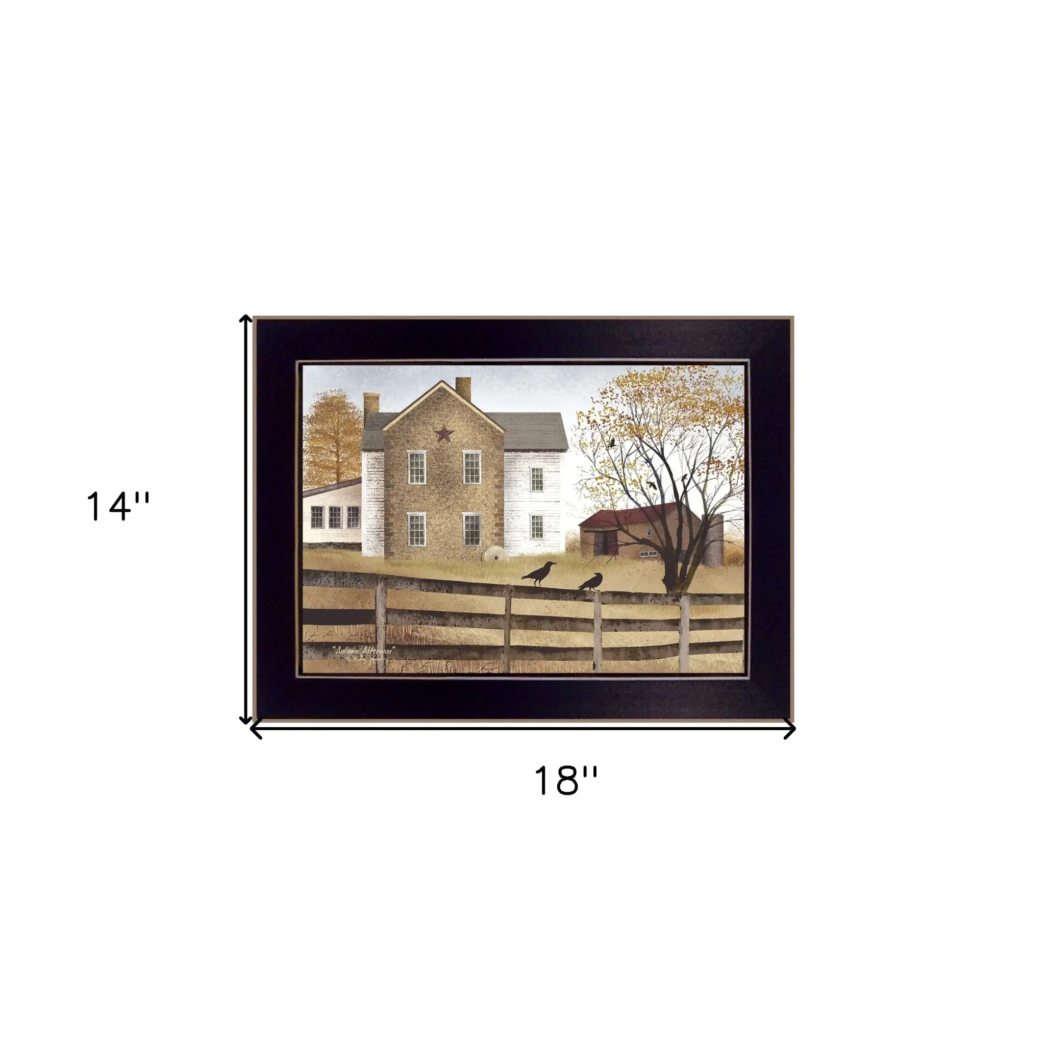 Autumn Afternoon Black Framed Print Wall Art - Image 6