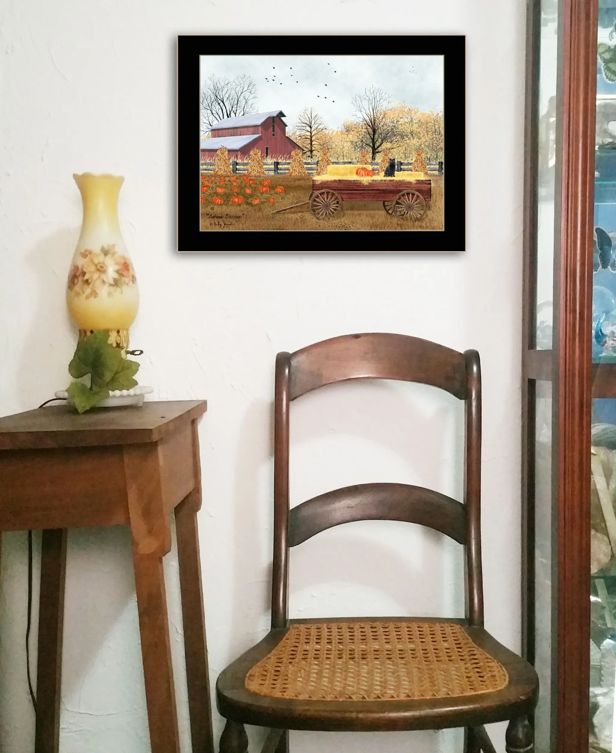 Autumn Blessings 3 Black Framed Print Wall Art - Image 5