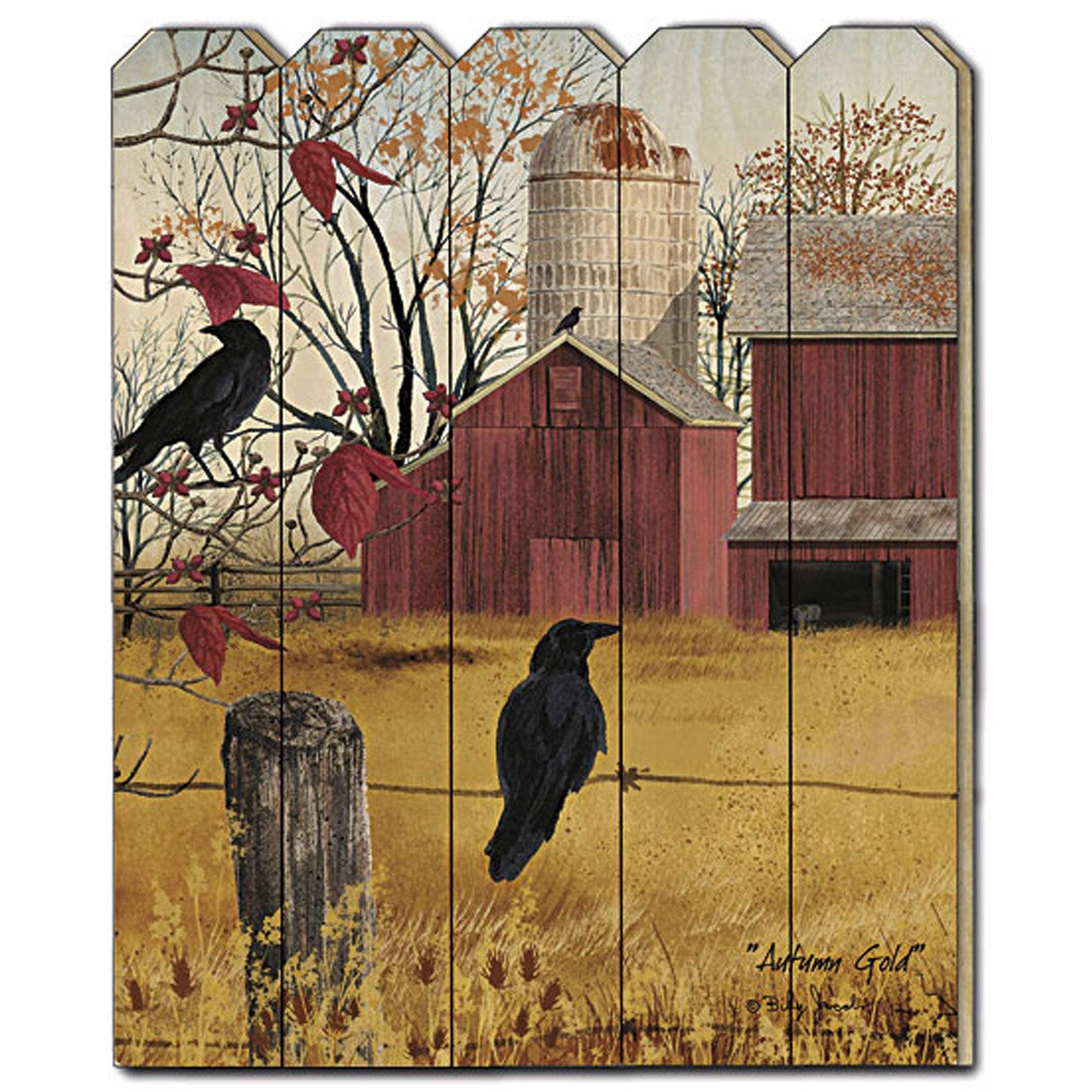 Autumn Gold Unframed Print Wall Art - Image 2