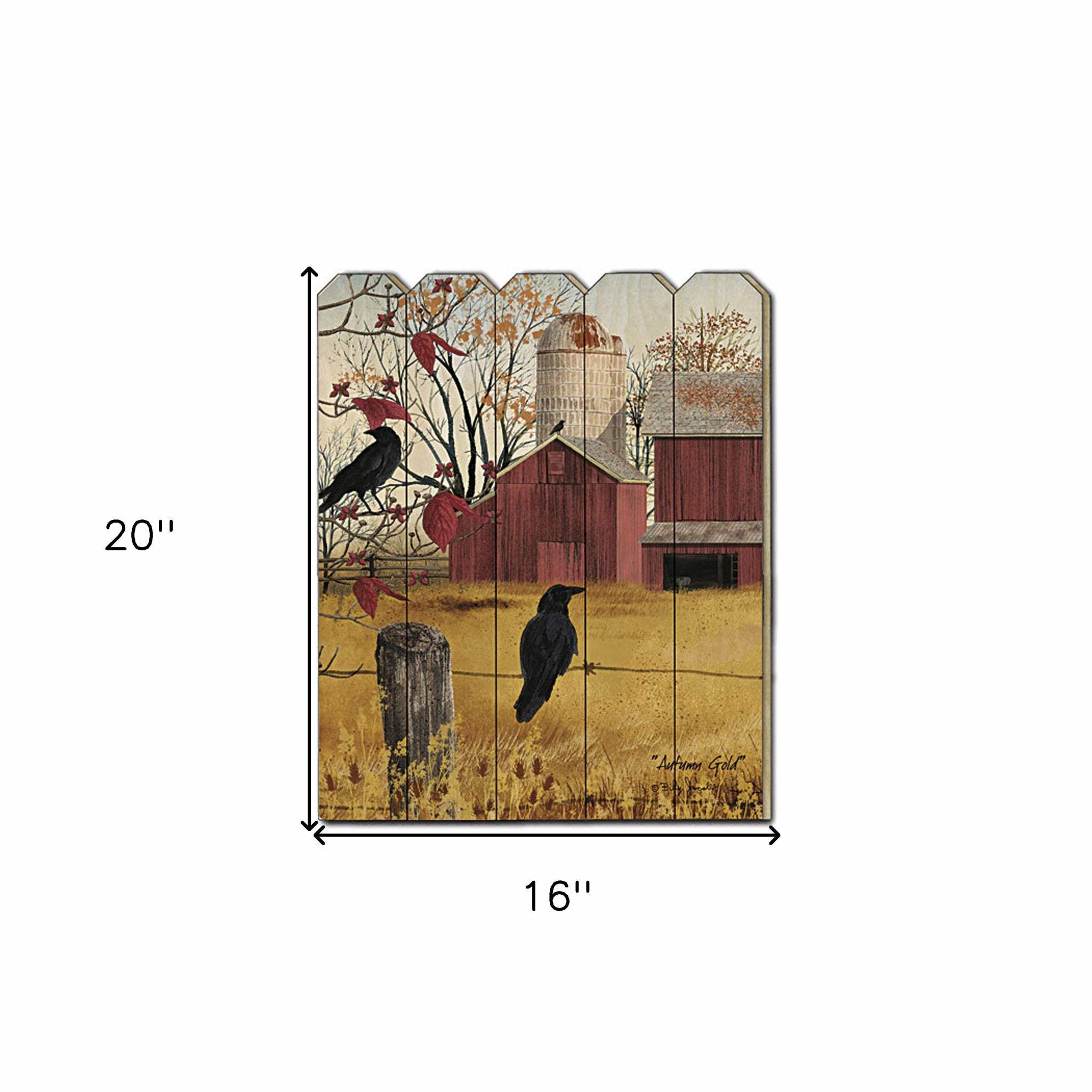Autumn Gold Unframed Print Wall Art - Image 5