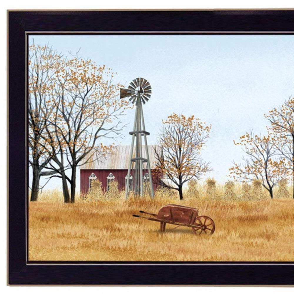 Autumn on the Farm Black Framed Print Wall Art - Image 5