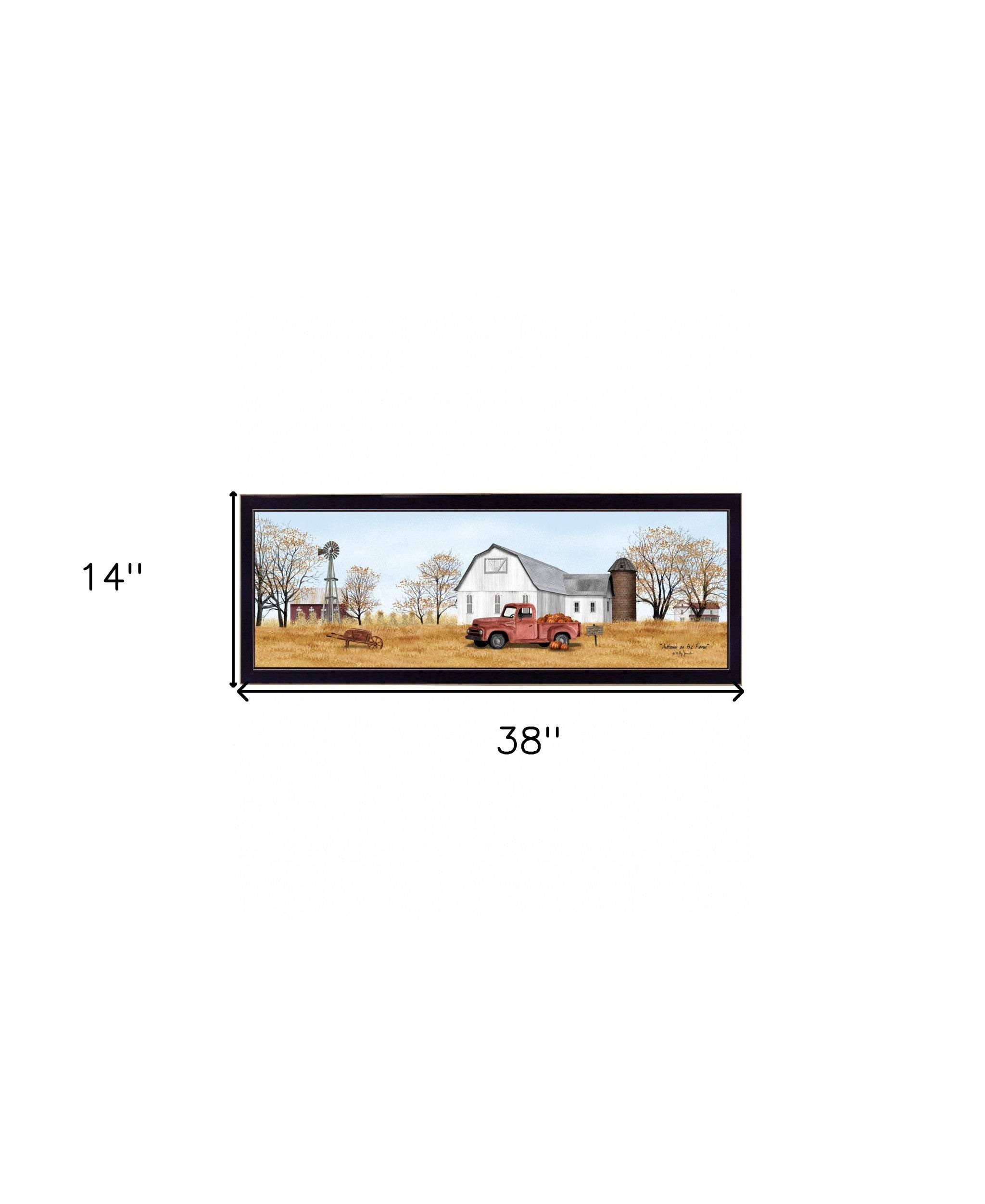 Autumn on the Farm Black Framed Print Wall Art - Image 8