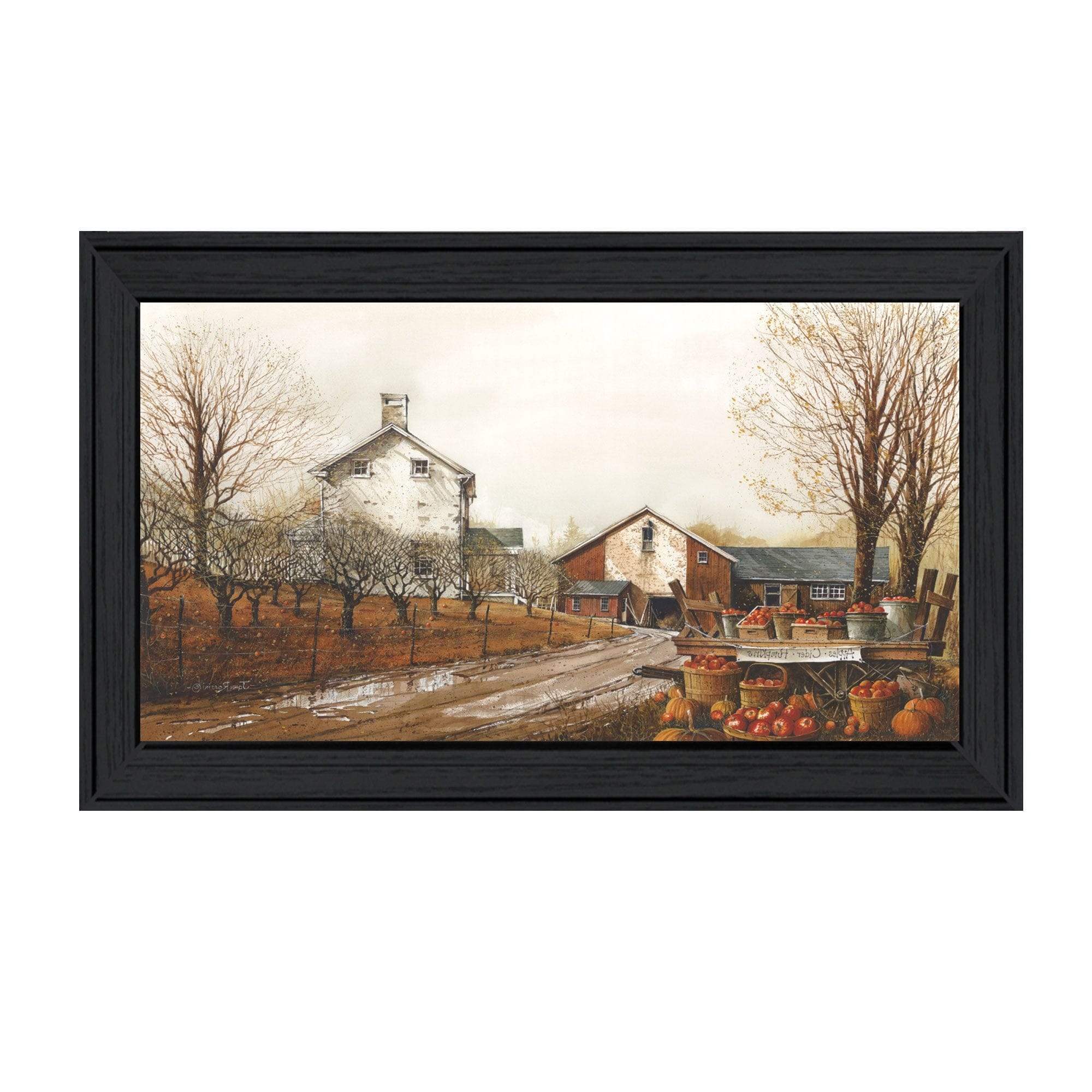 Autumns Bounty Black Framed Print Wall Art - Image 3