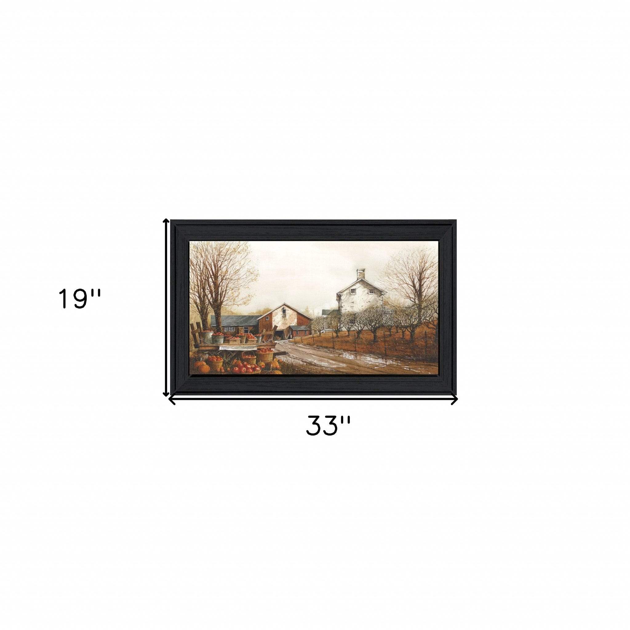 Autumns Bounty Black Framed Print Wall Art - Image 6