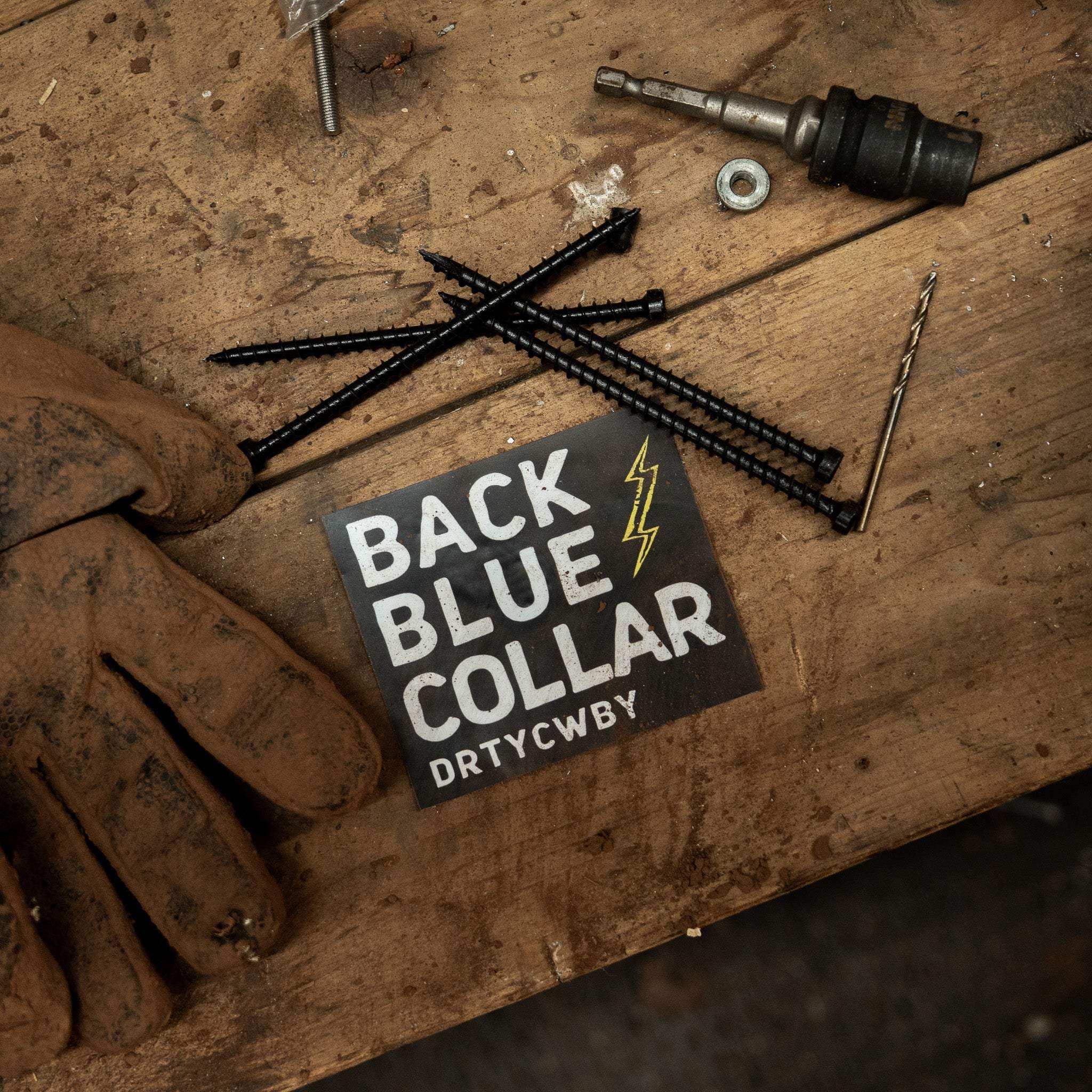 Back Blue Collar Decal - Image 5