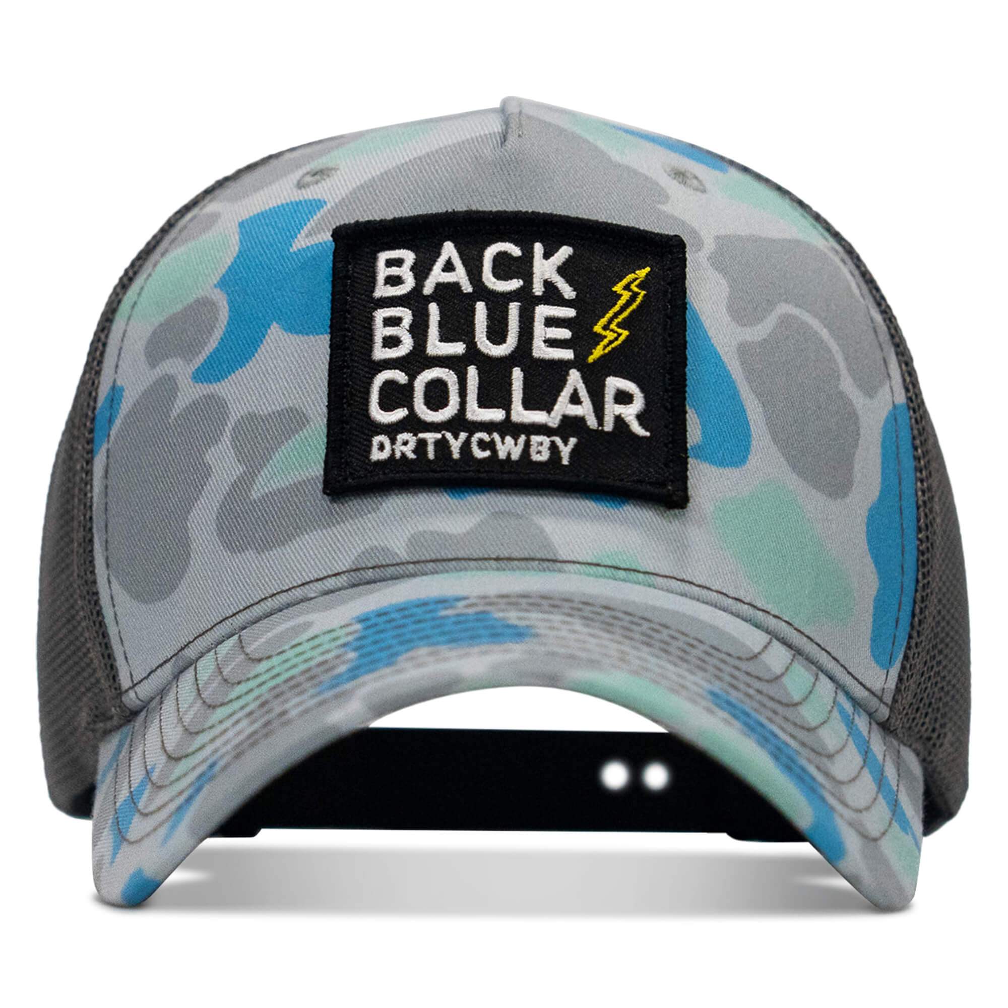 Back Blue Collar Patch SnapBack