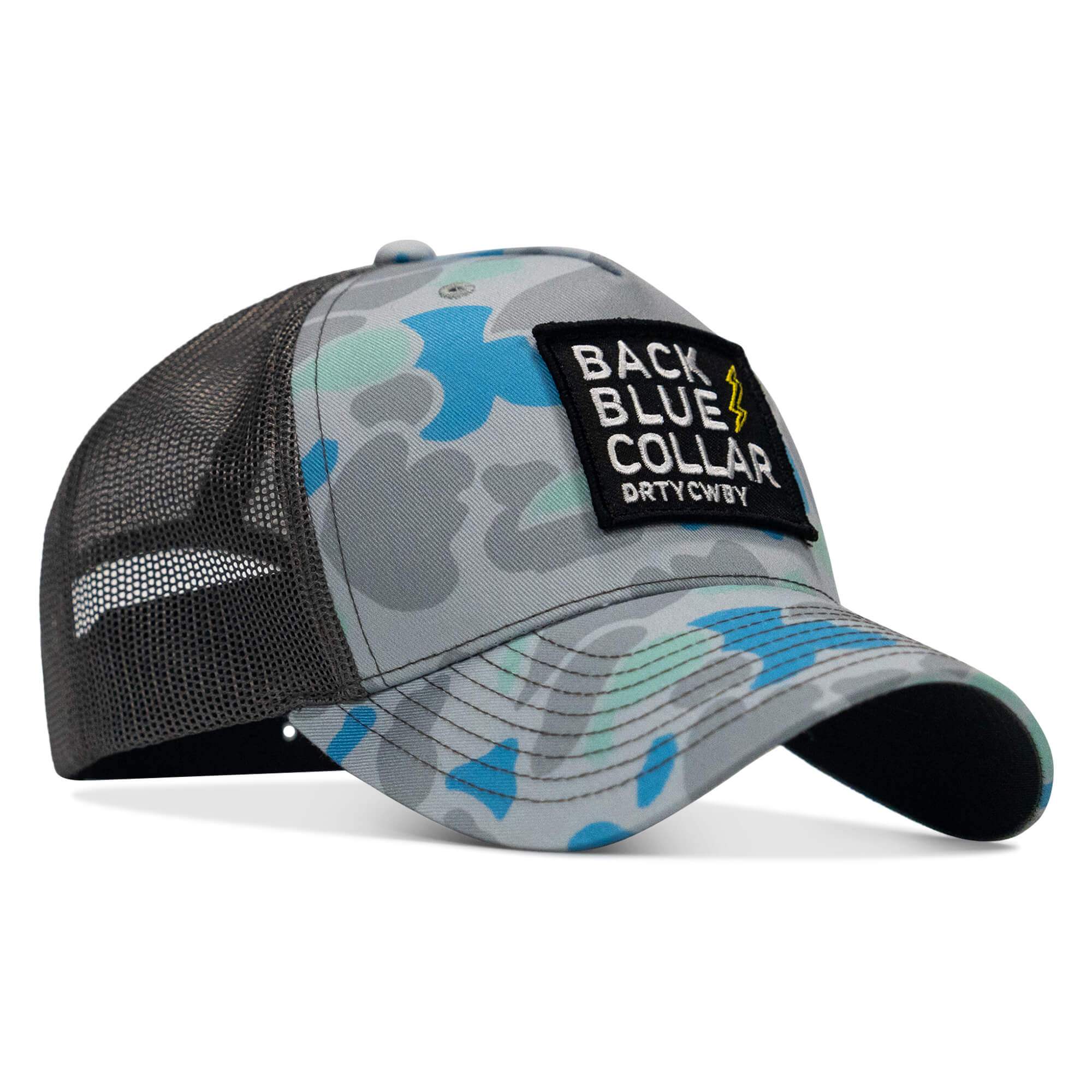 Back Blue Collar Patch SnapBack - Image 2