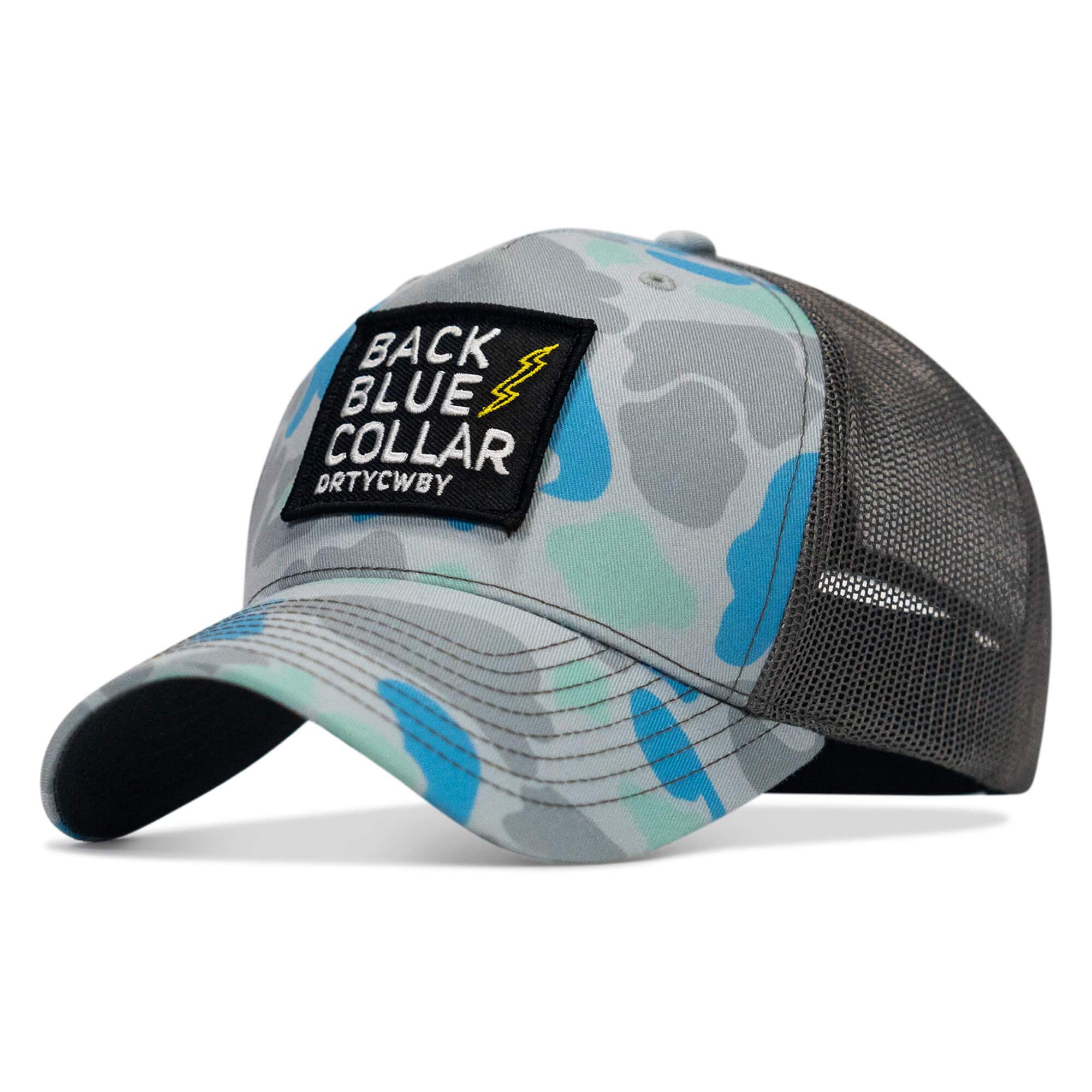 Back Blue Collar Patch SnapBack - Image 3