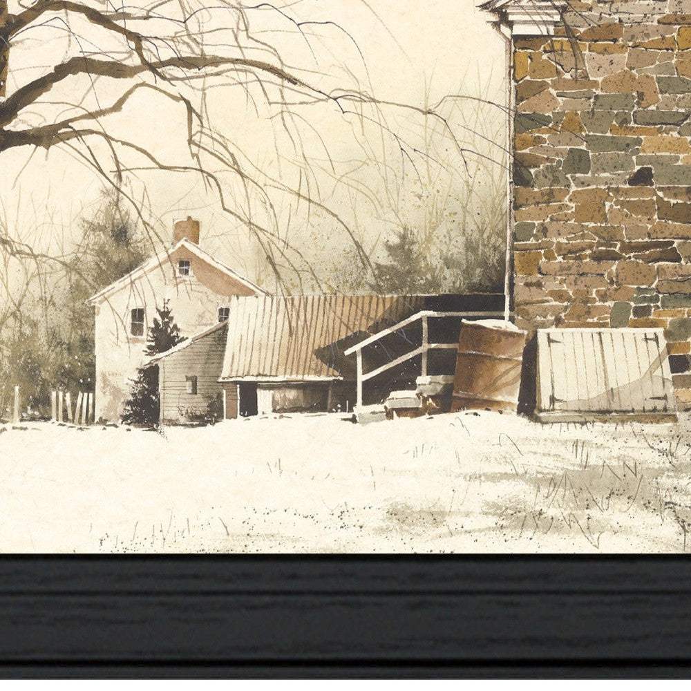 Back Door Black Framed Print Wall Art - Image 4