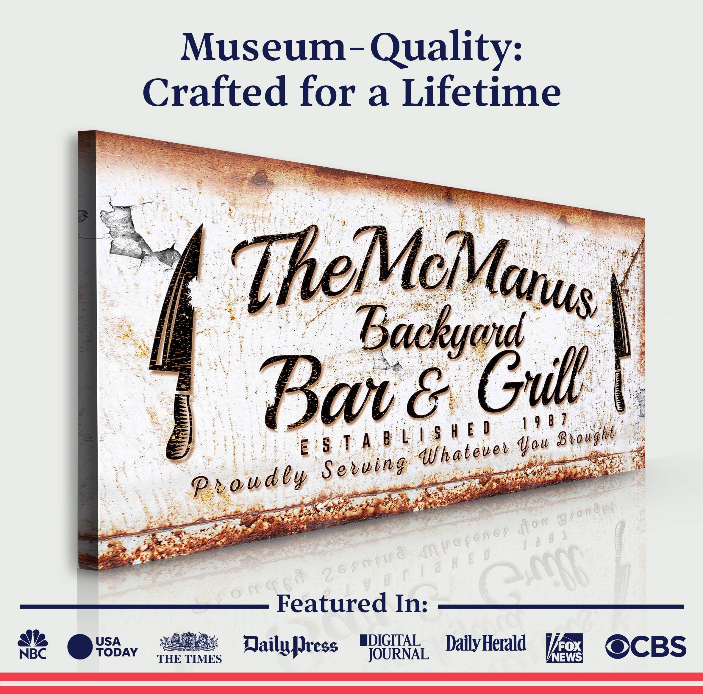 Backyard Bar & Grill Sign IV - Image 3