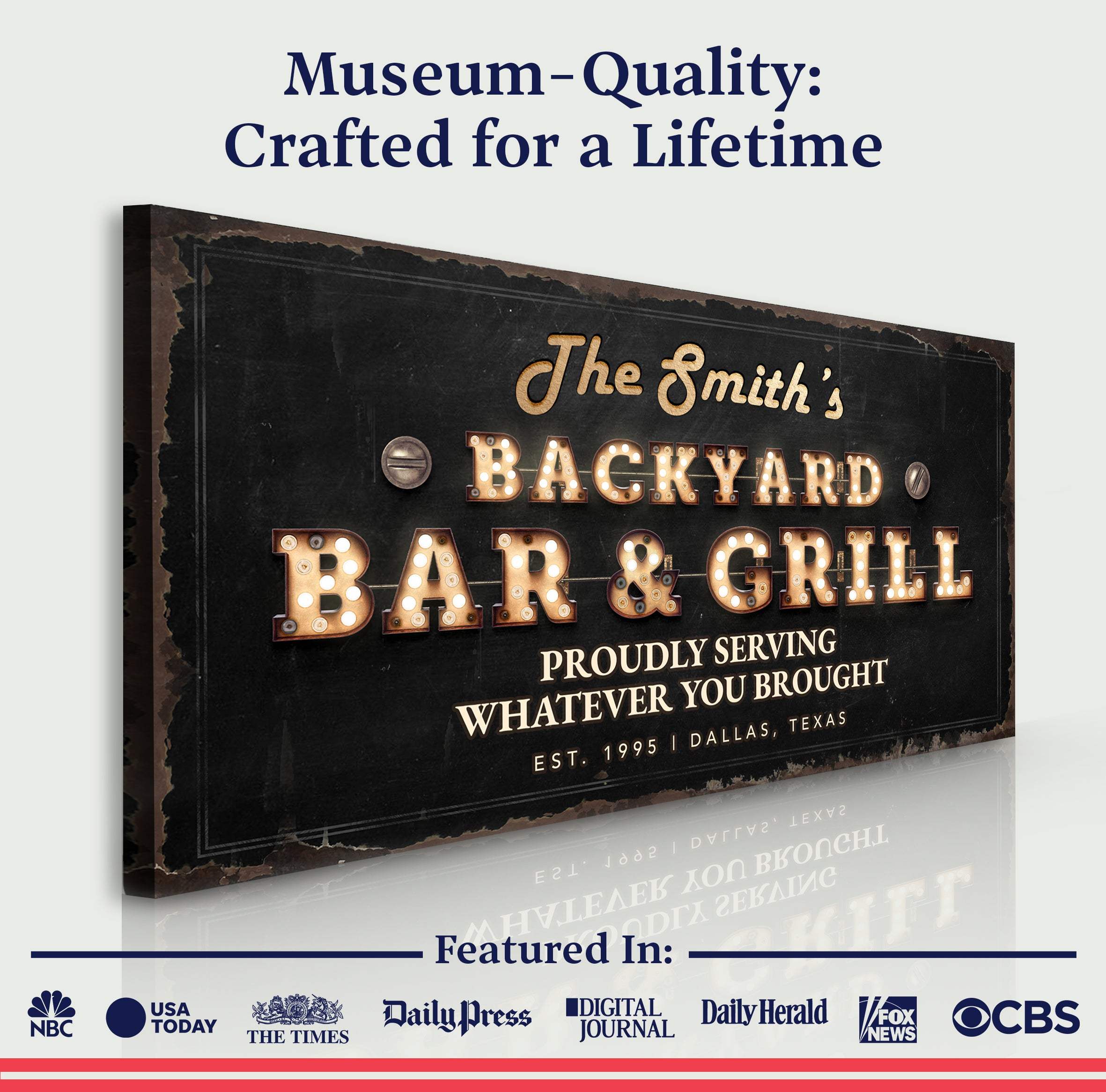 Backyard Bar & Grill Sign XVIII - Image 4
