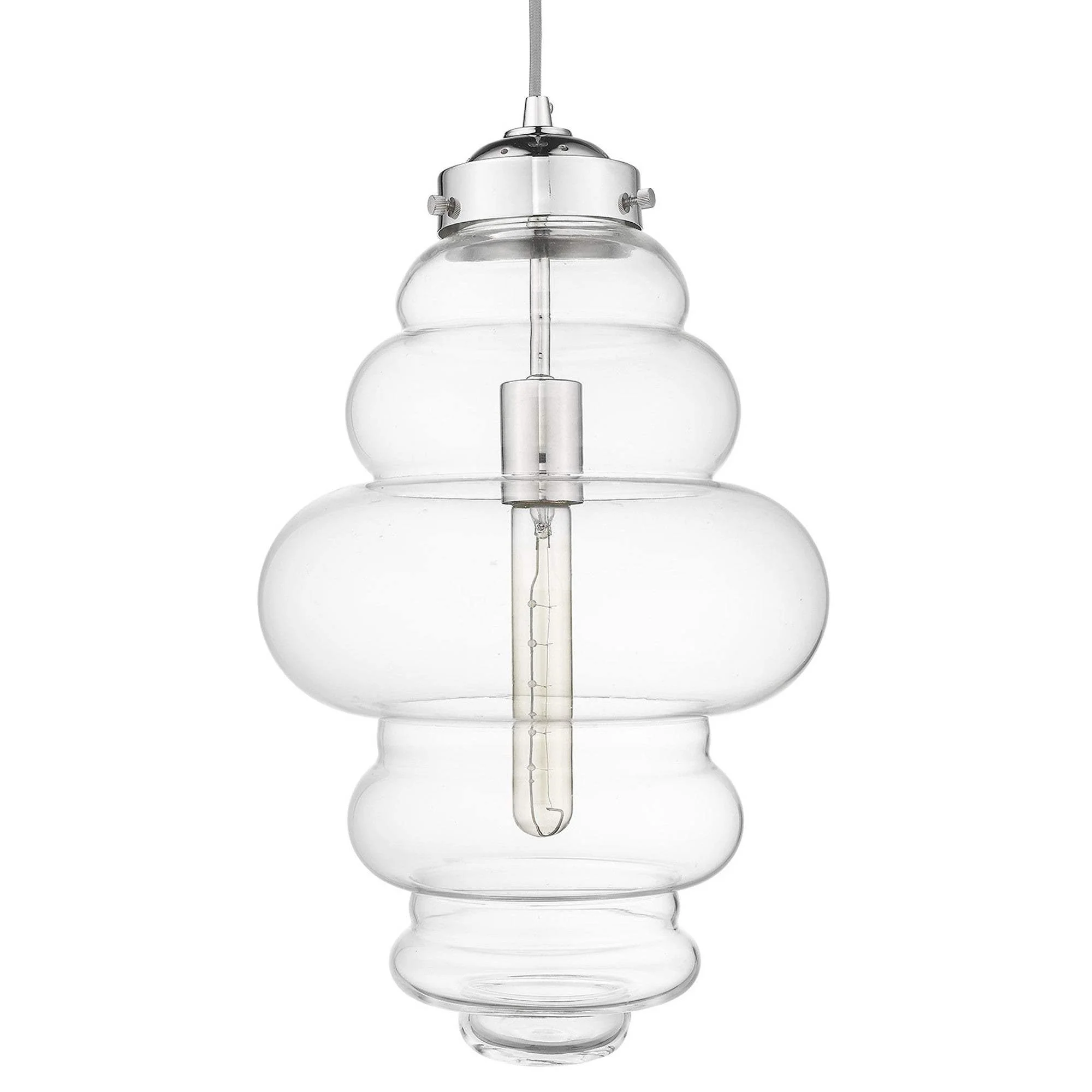 Ballina 1-Light Polished Nickel Mini-Pendant - Image 4