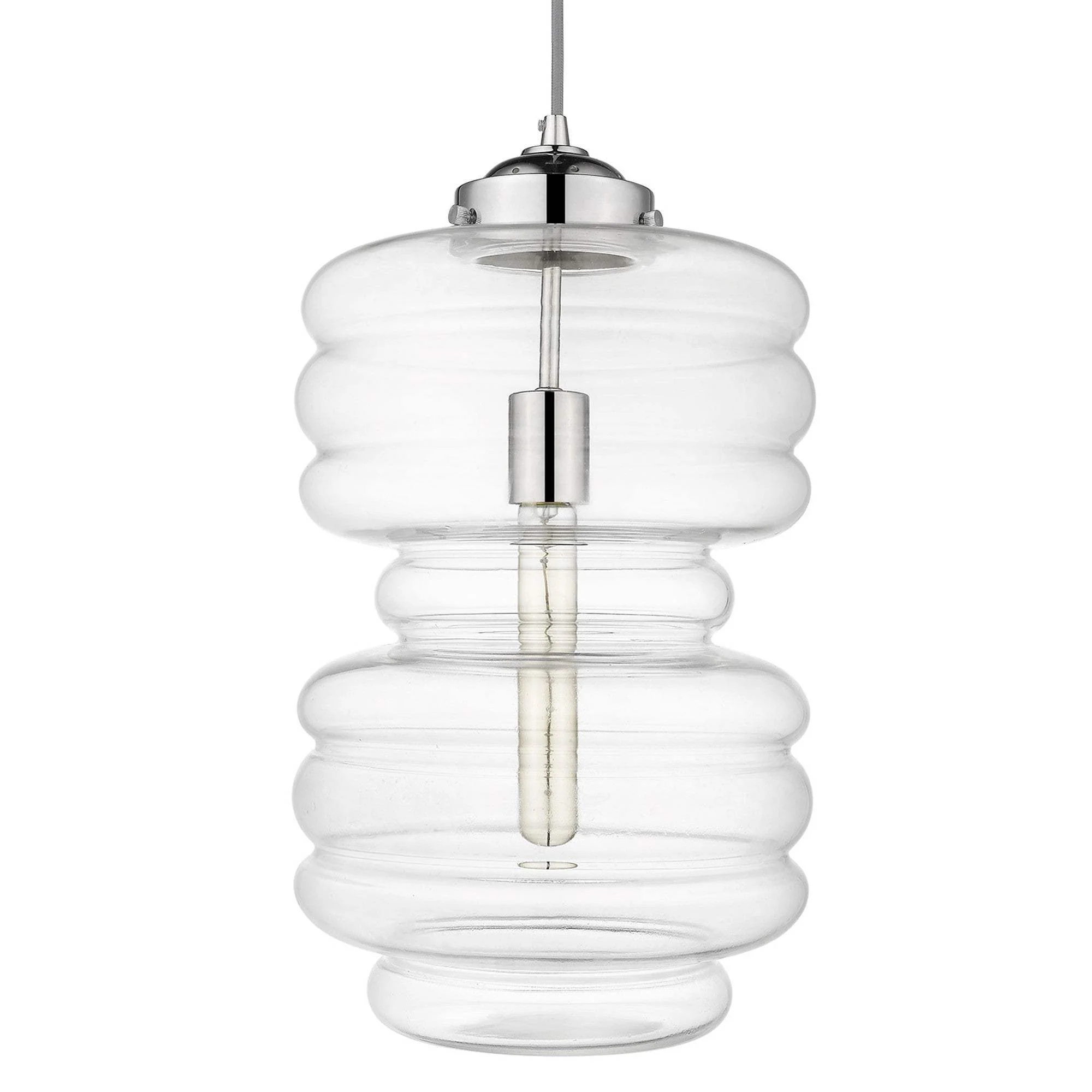 Ballina 1-Light Polished Nickel Mini-Pendant - Image 4