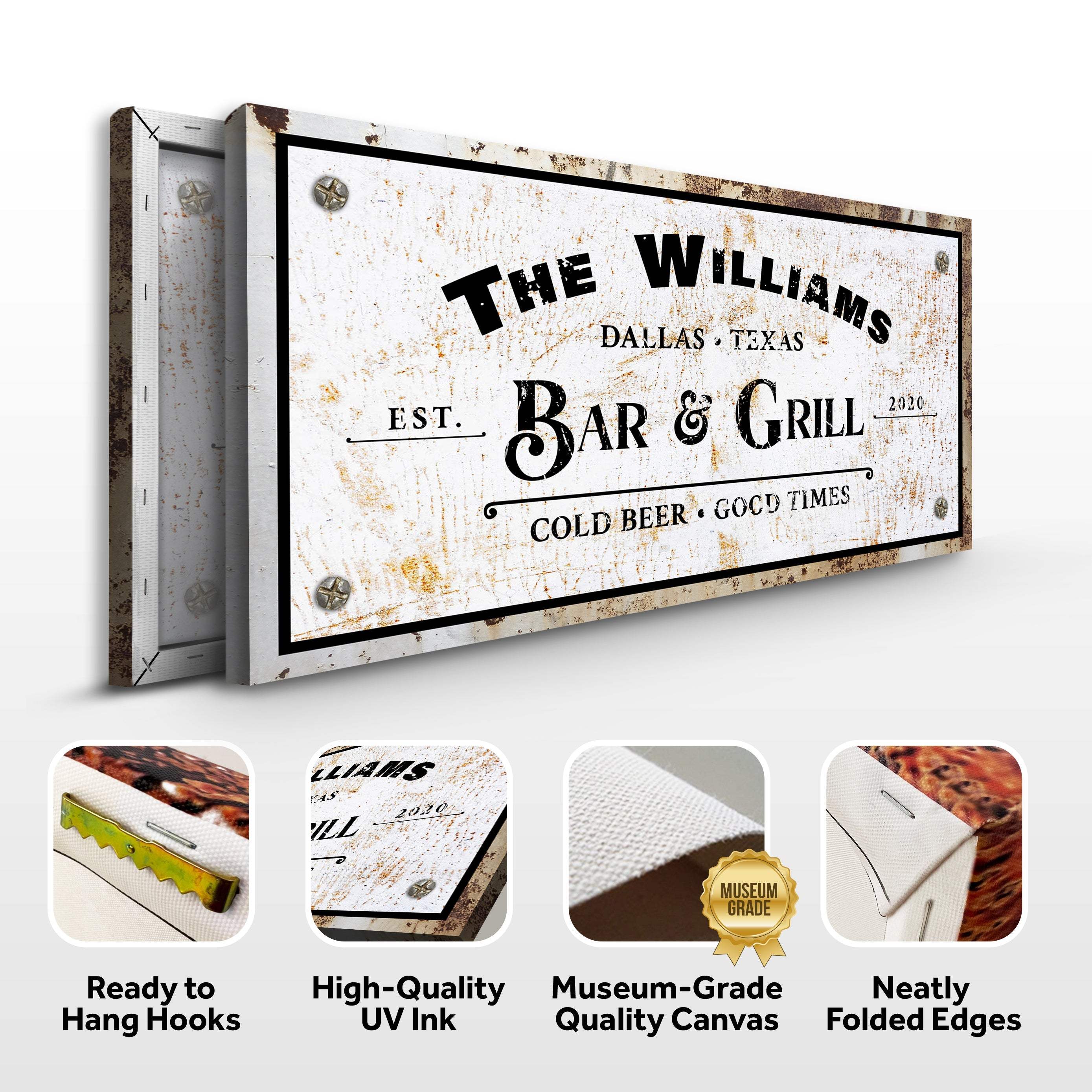 Bar and Grill Sign VIII - Image 4