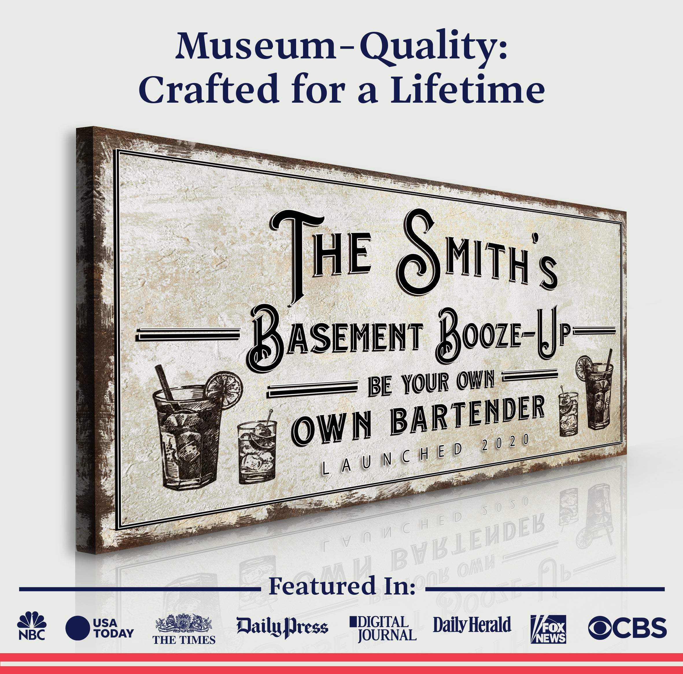 Basement Booze Up Sign - Image 4