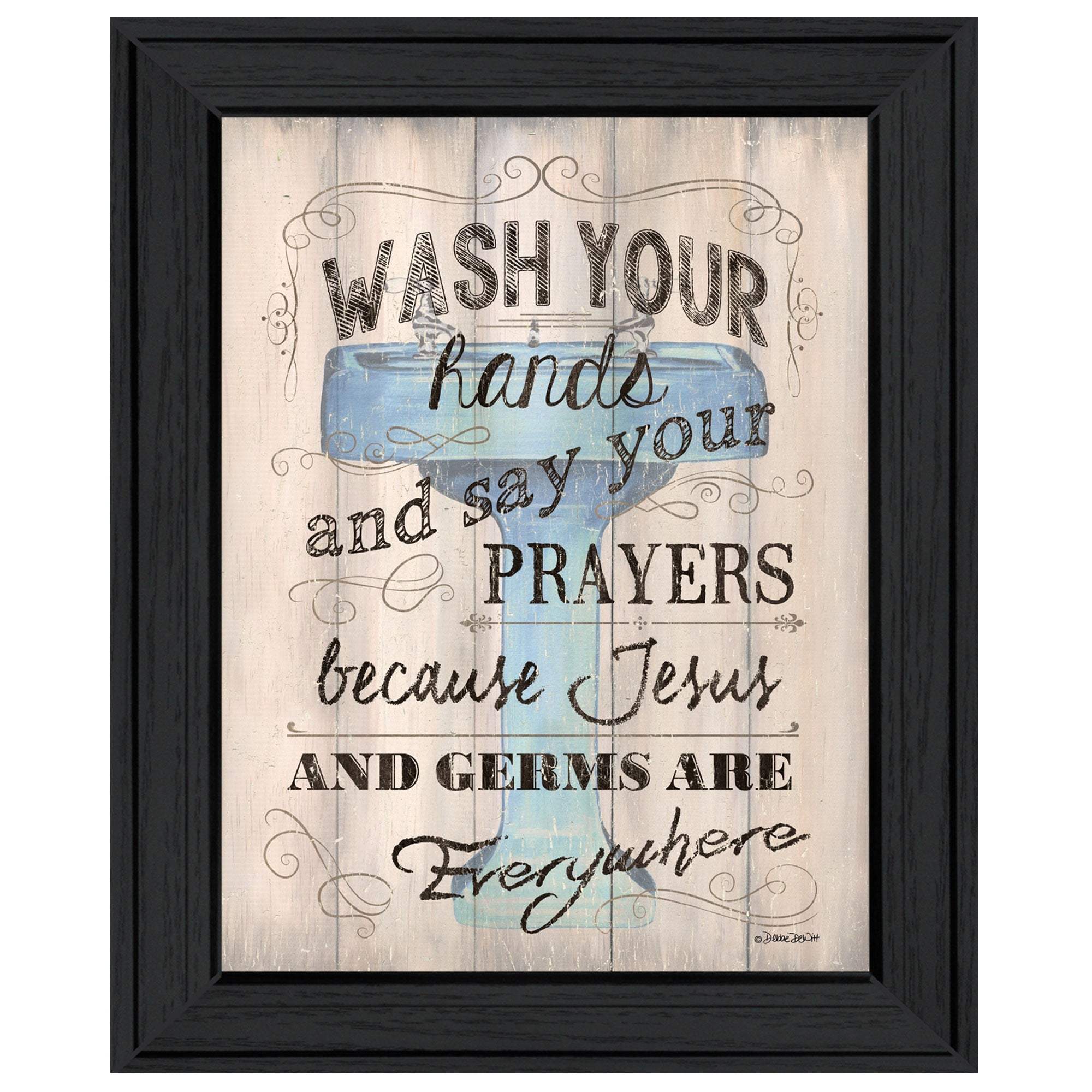 Bathroom Humor 2 Black Framed Print Bathroom Wall Art - Image 2