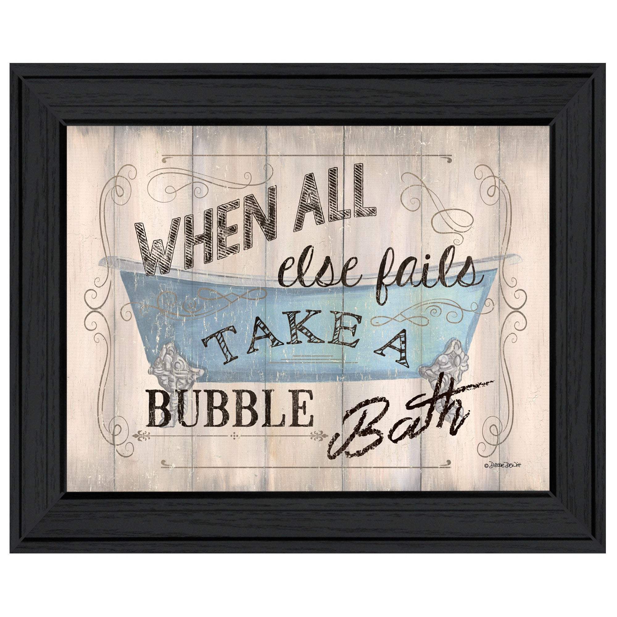 Bathroom Humor 4 Black Framed Print Bathroom Wall Art - Image 2