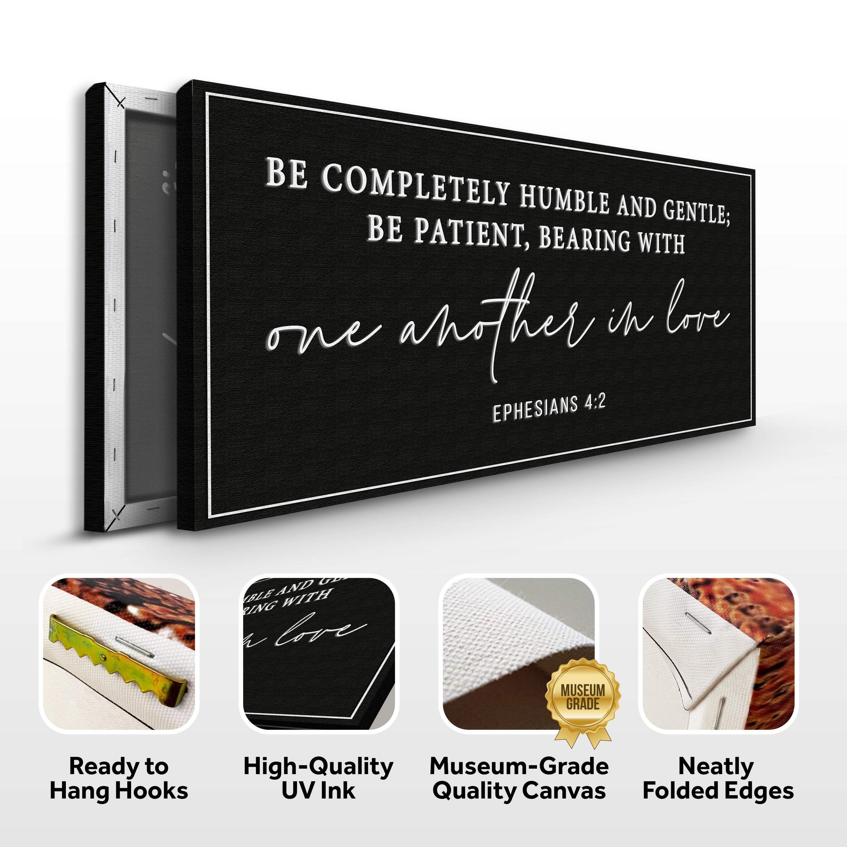 Be Completely Humble And Gentle - Ephesians 4:2 Faith Sign - Image 8