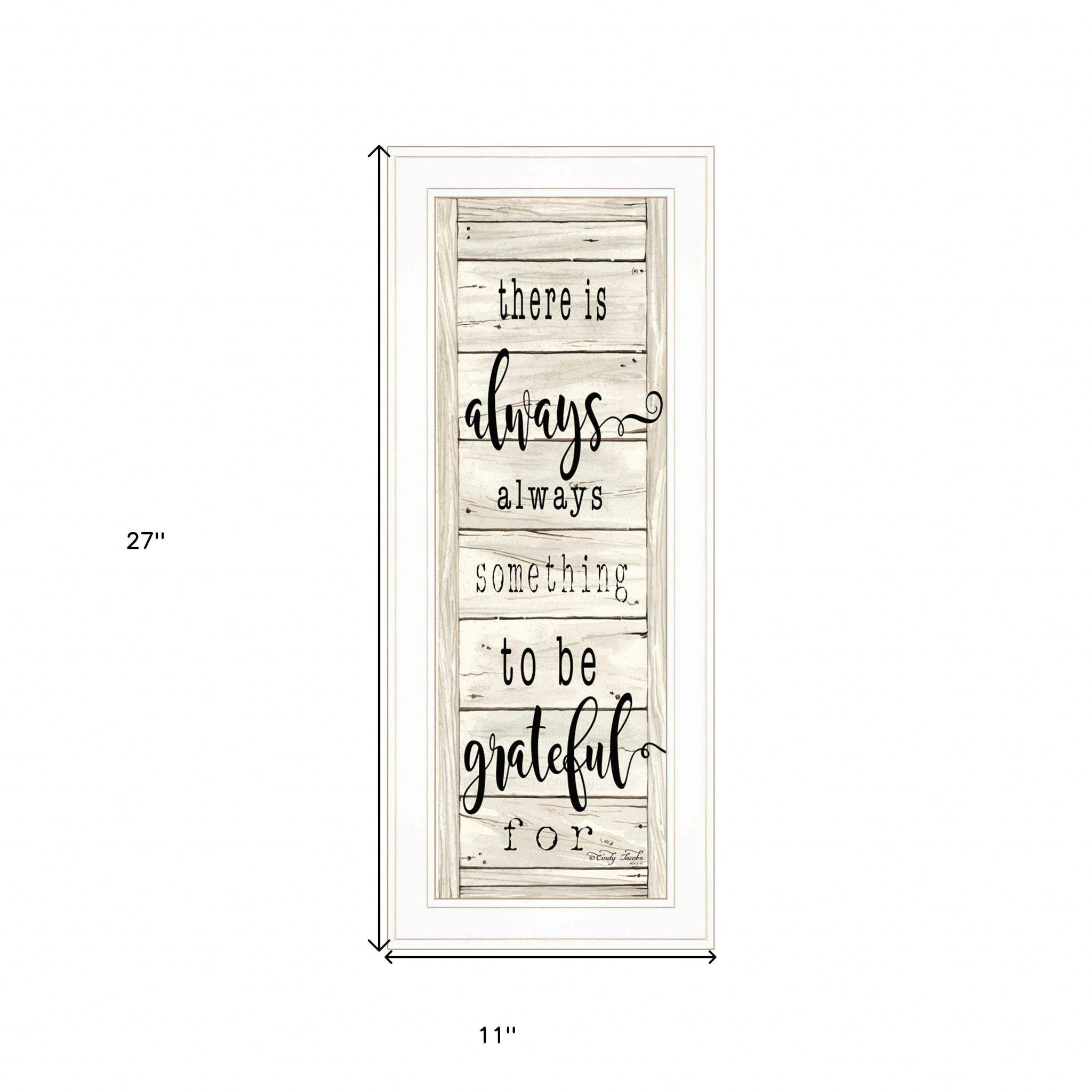 Be Grateful Collection 1 White Framed Print Wall Art - Image 5
