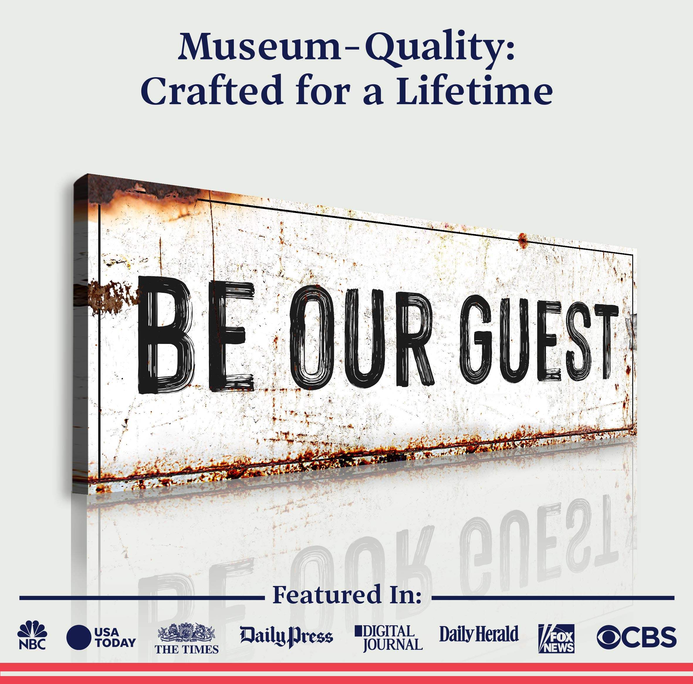 Be Our Guest Sign V - Image 5