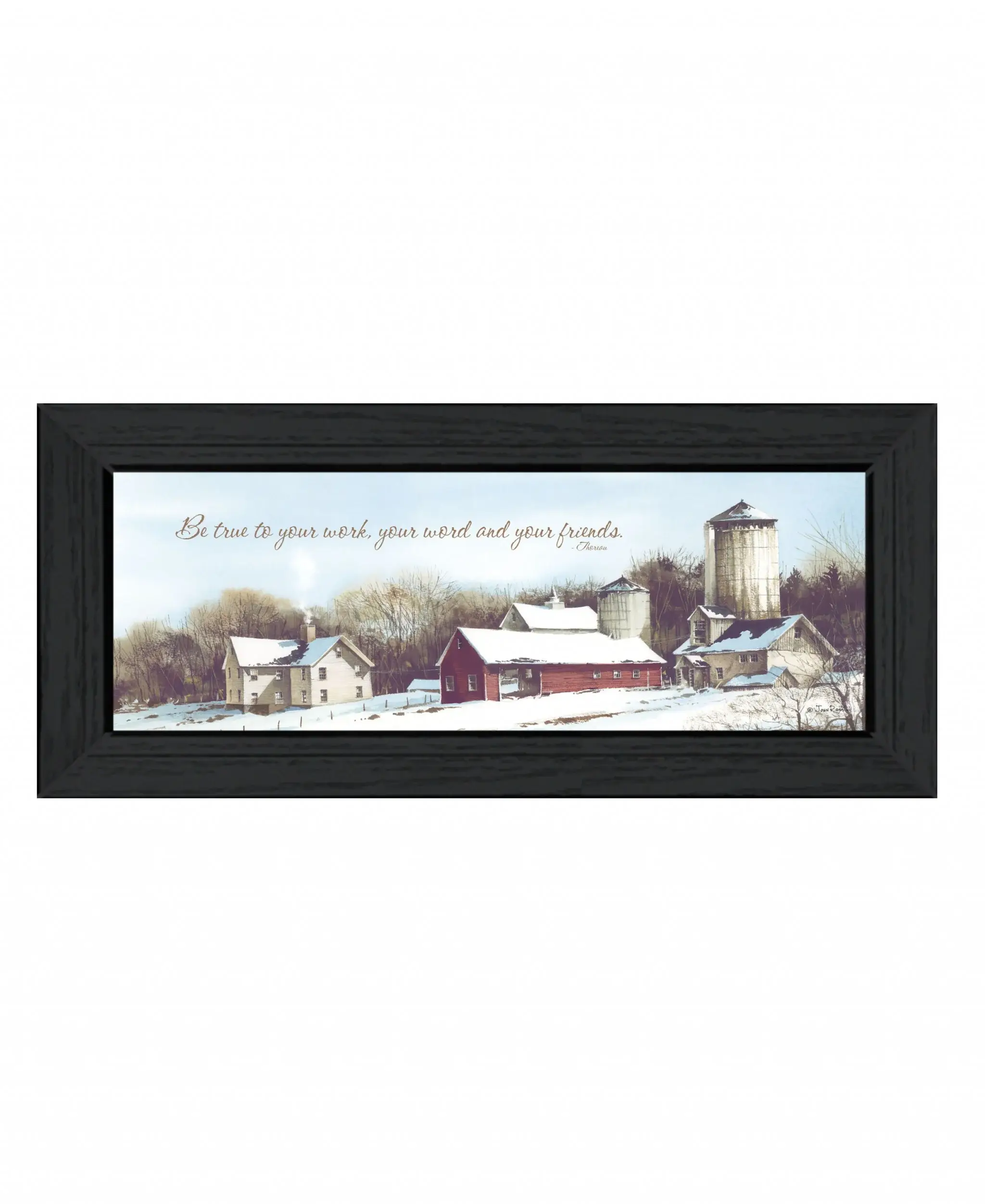 Be TRUE Black Framed Print Wall Art - Image 2
