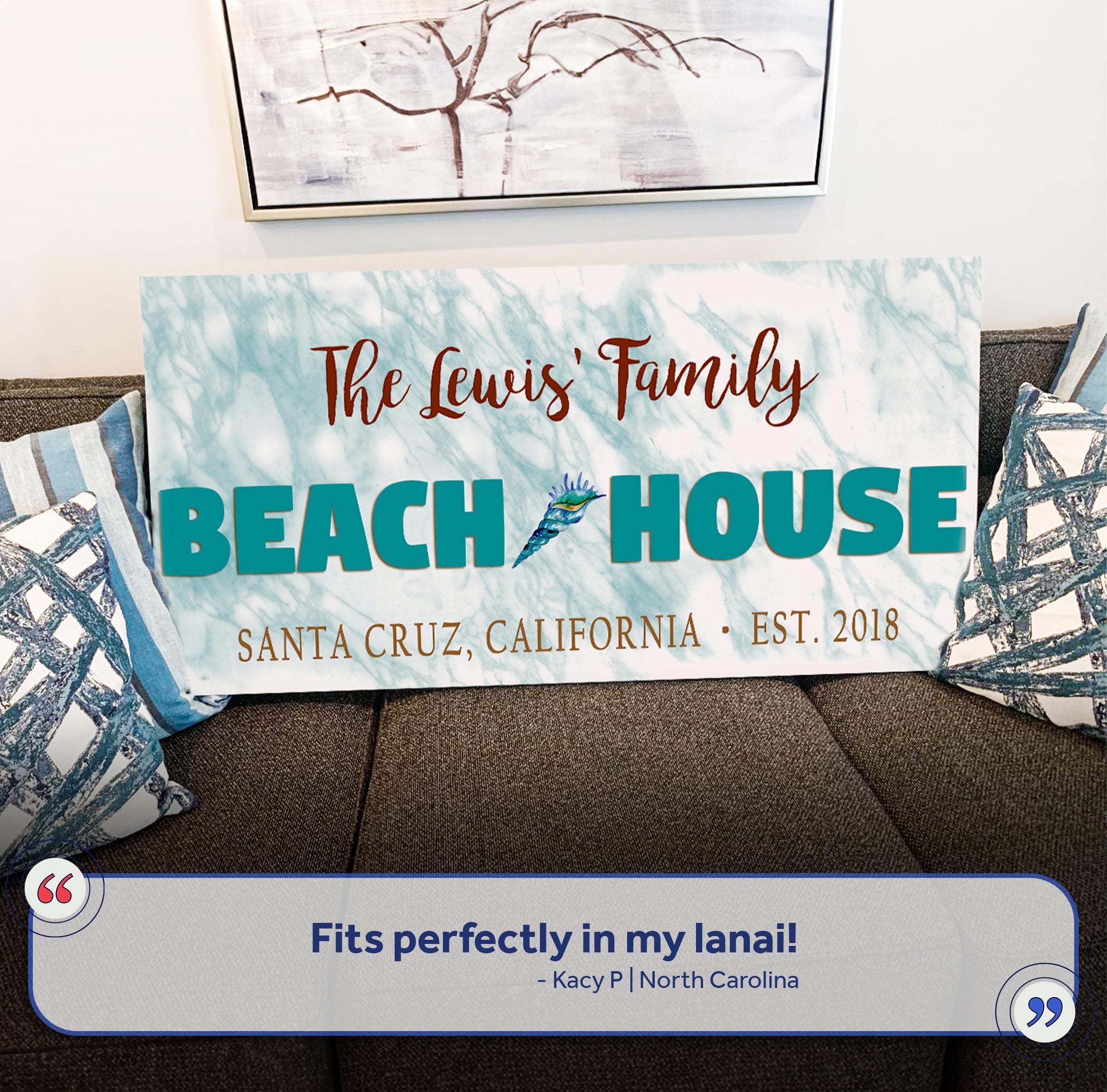 Beach House Sign II - Image 7